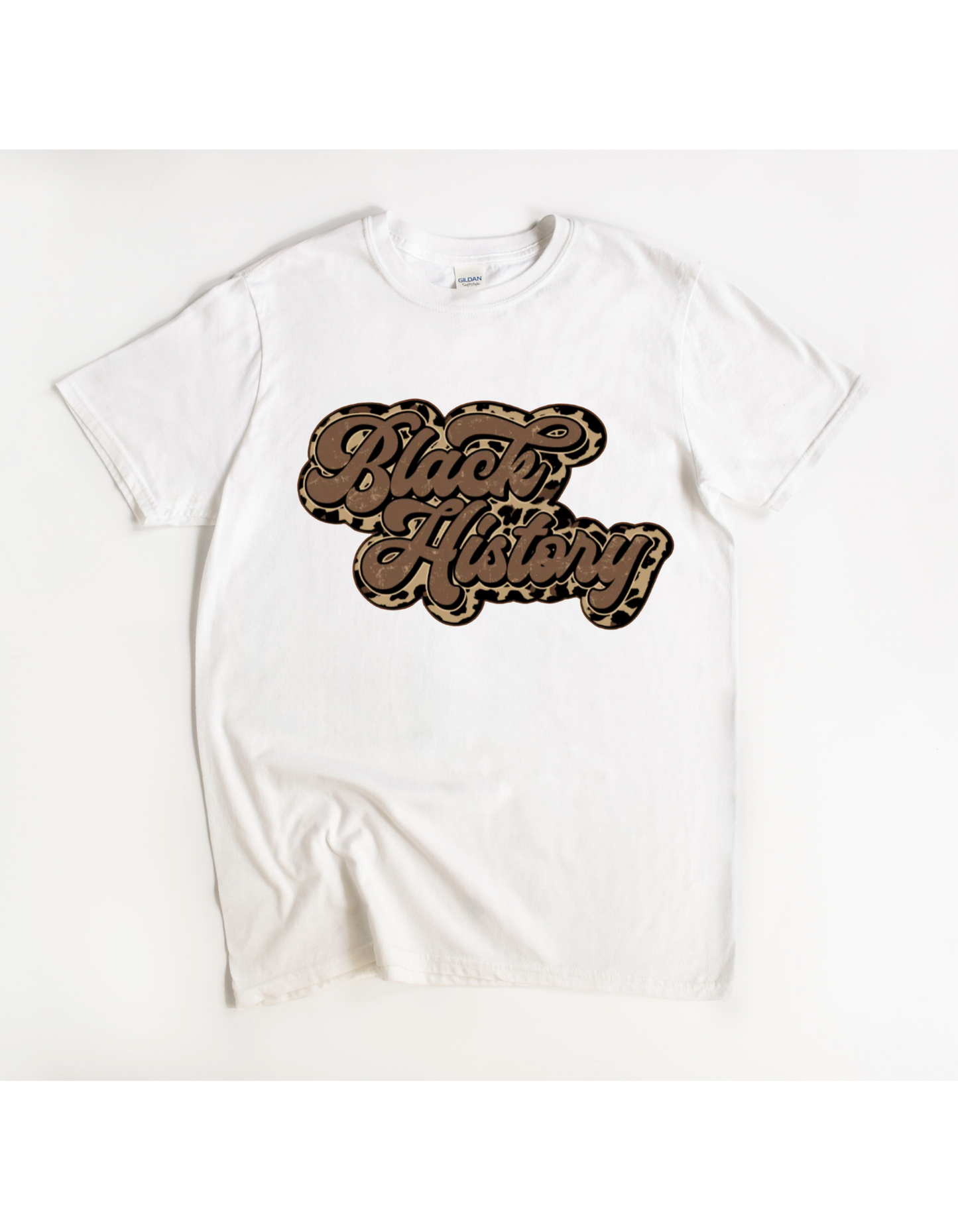 Black History Leopard Retro Tee