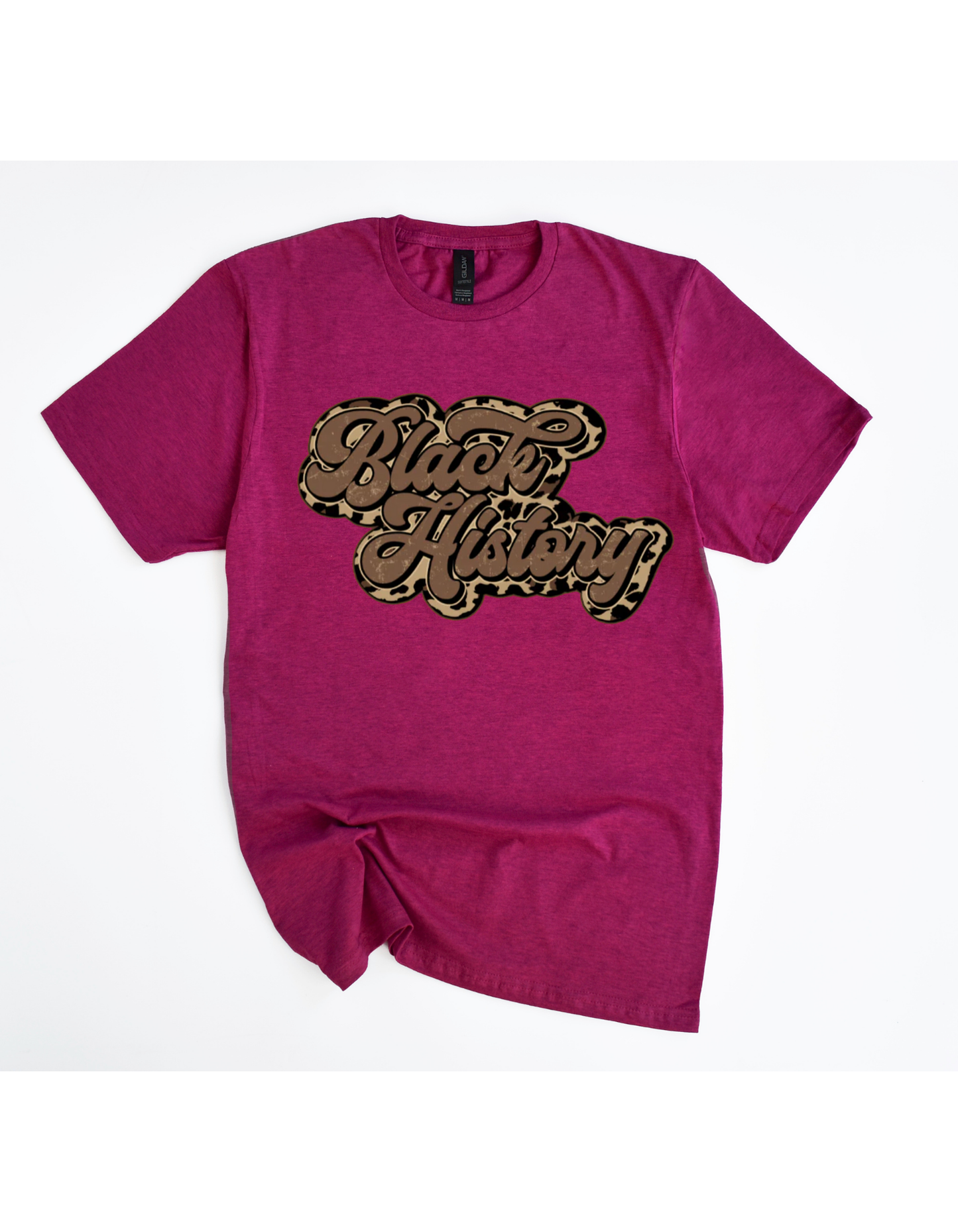 Black History Leopard Retro Tee