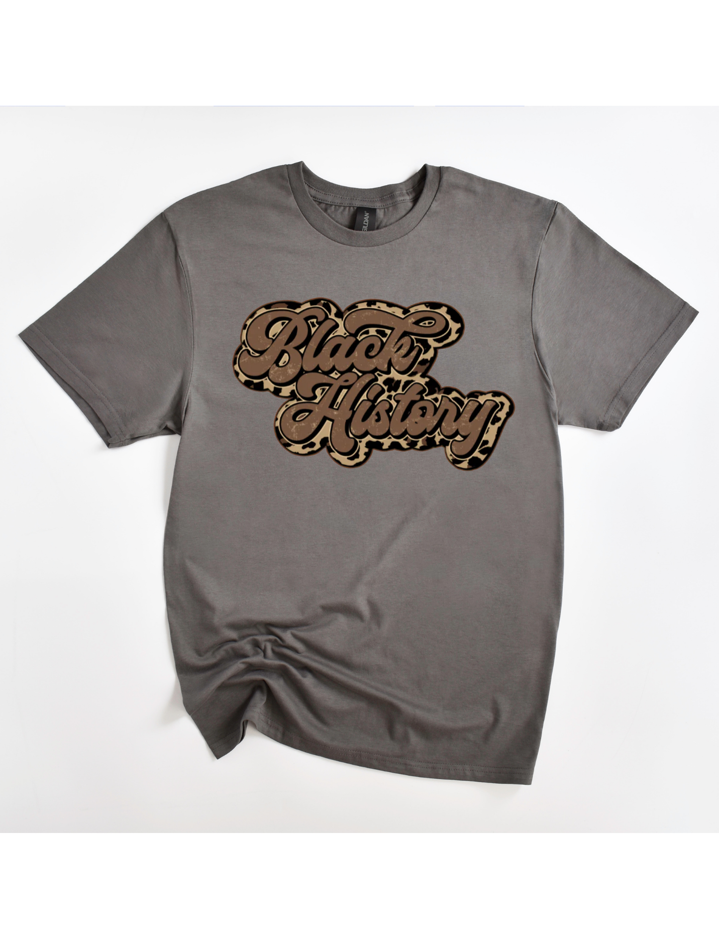 Black History Leopard Retro Tee