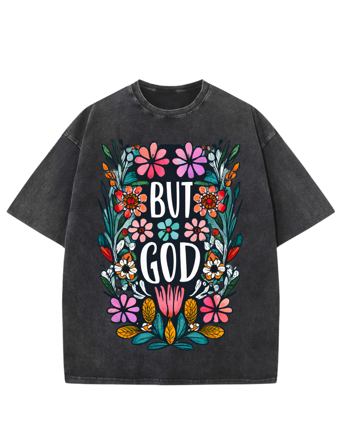 But GOD Oversized Washed Tee