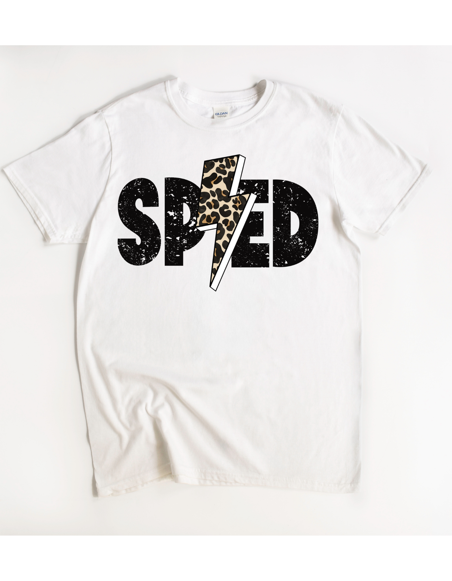 SPED Leopard Bolt Tee