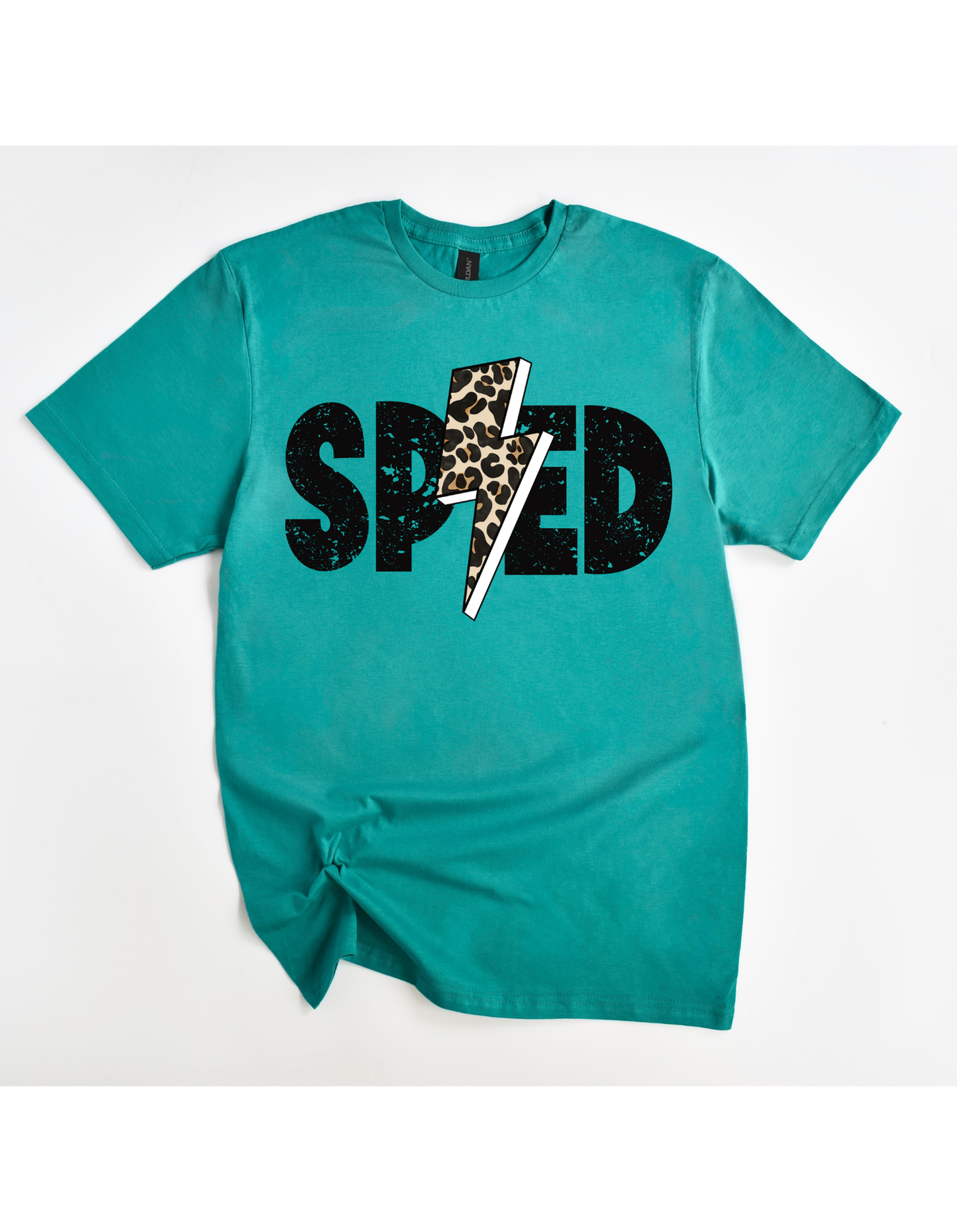 SPED Leopard Bolt Tee