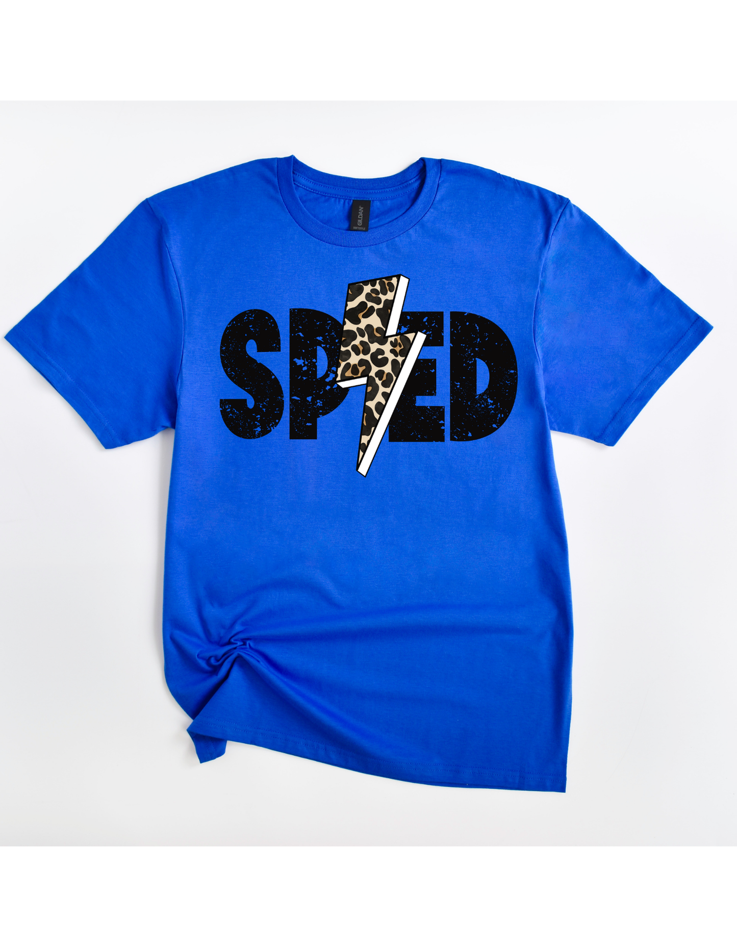 SPED Leopard Bolt Tee
