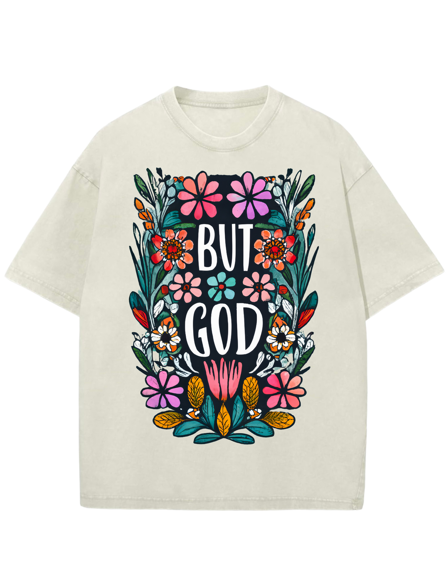But GOD Oversized Washed Tee