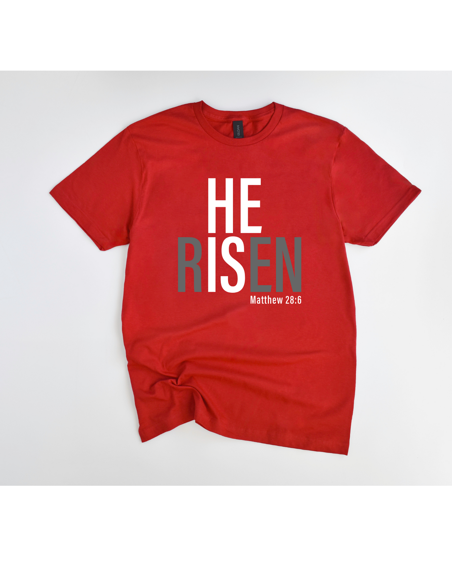 He is Risen Tee (Black/White)