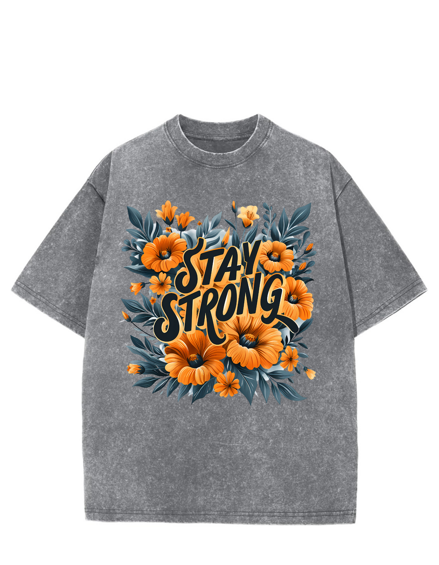 Stay Strong Oversized Washed Tee