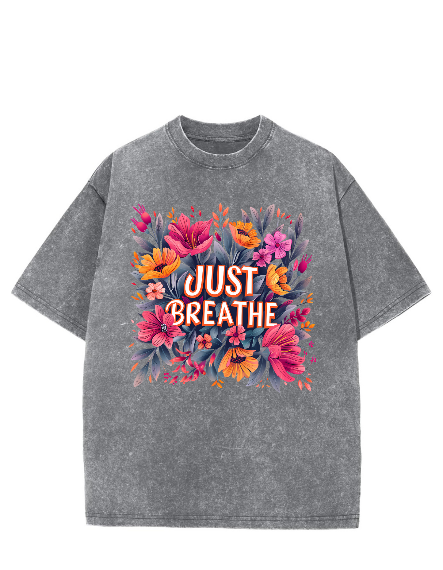Just Breath Oversized Washed Tee