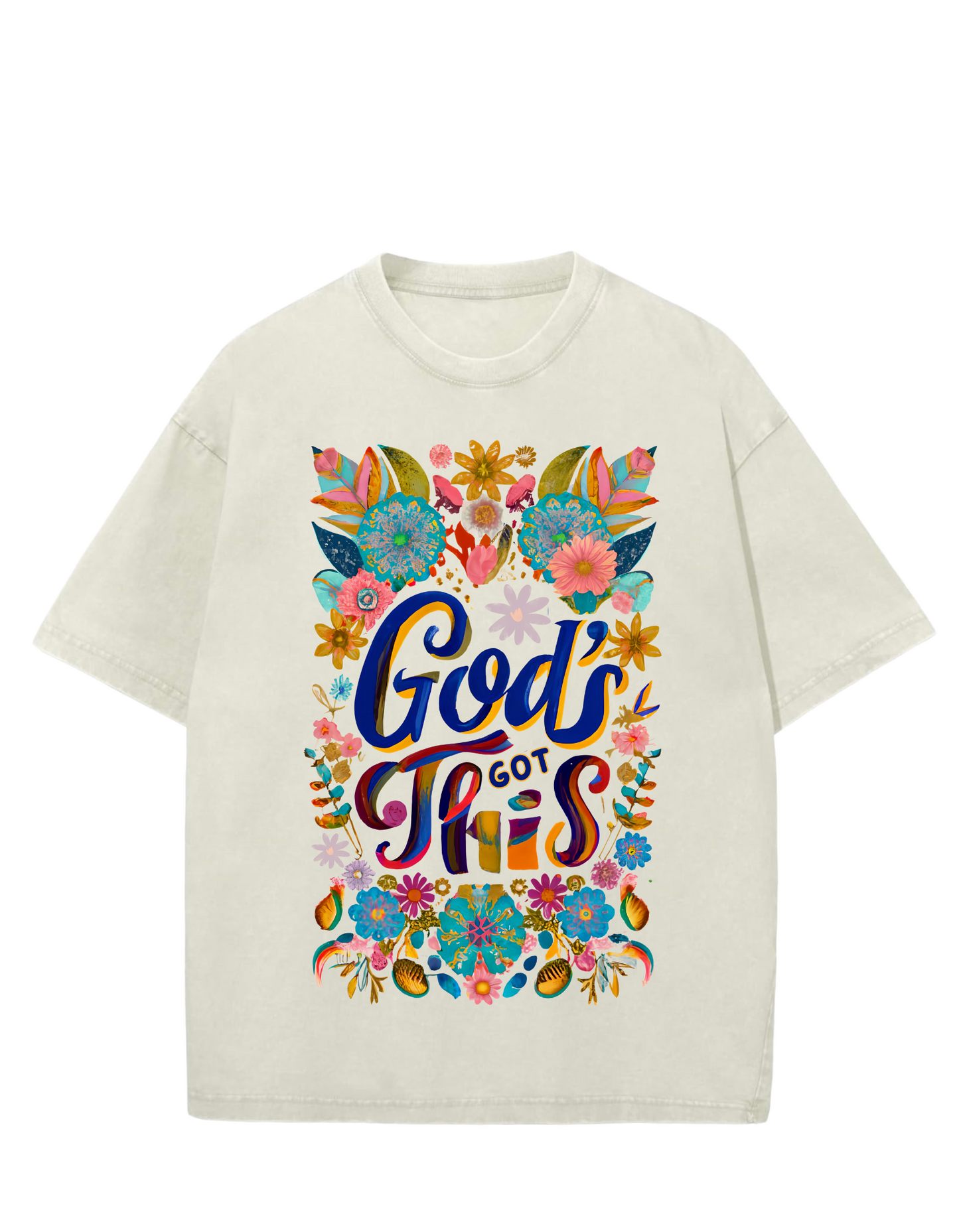 GOD's Got This Oversized Washed Tee