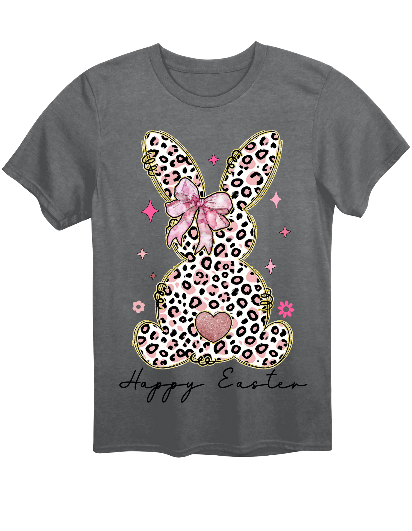 Leopard Easter Bunny Tee