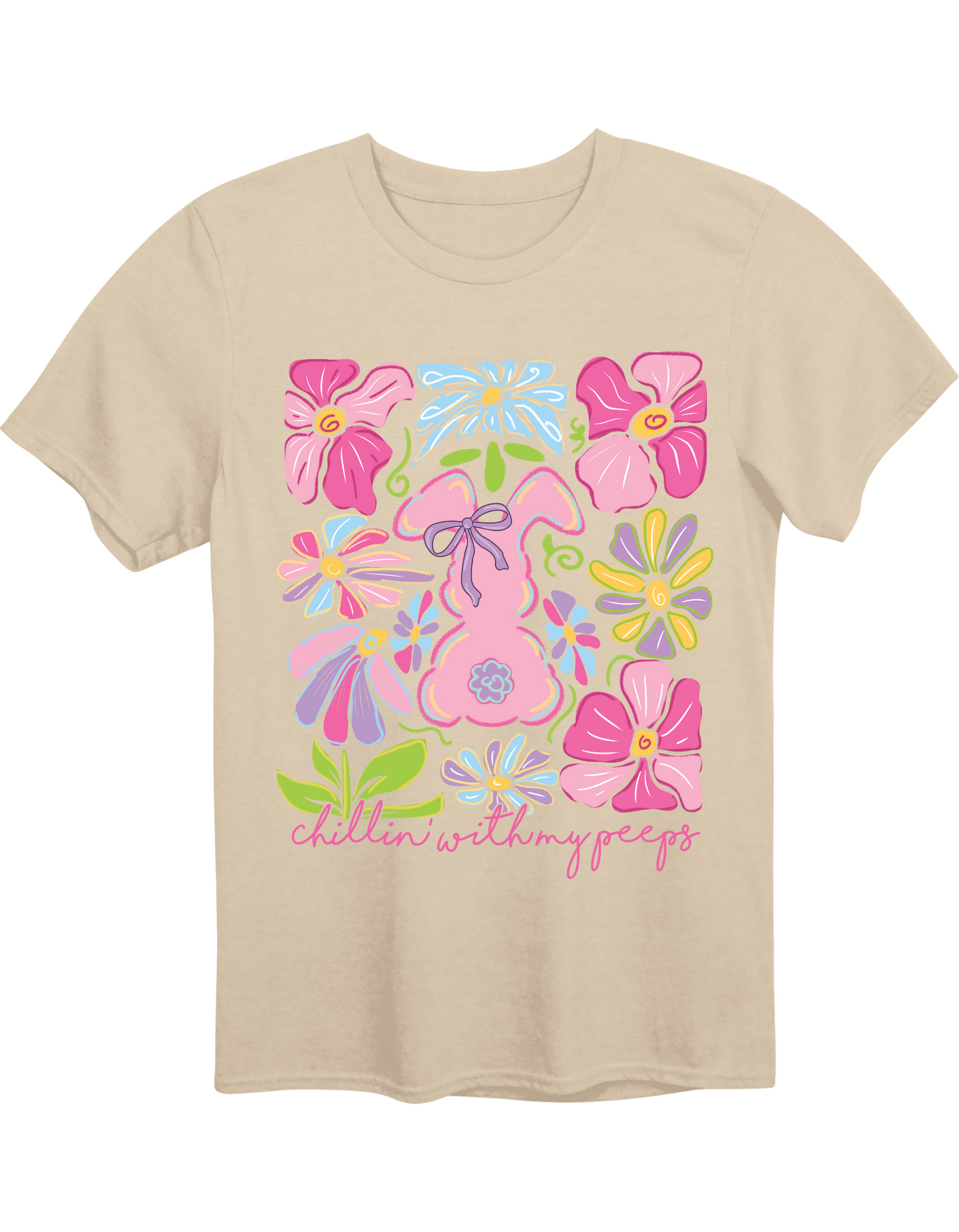 Floral Bunny Tee