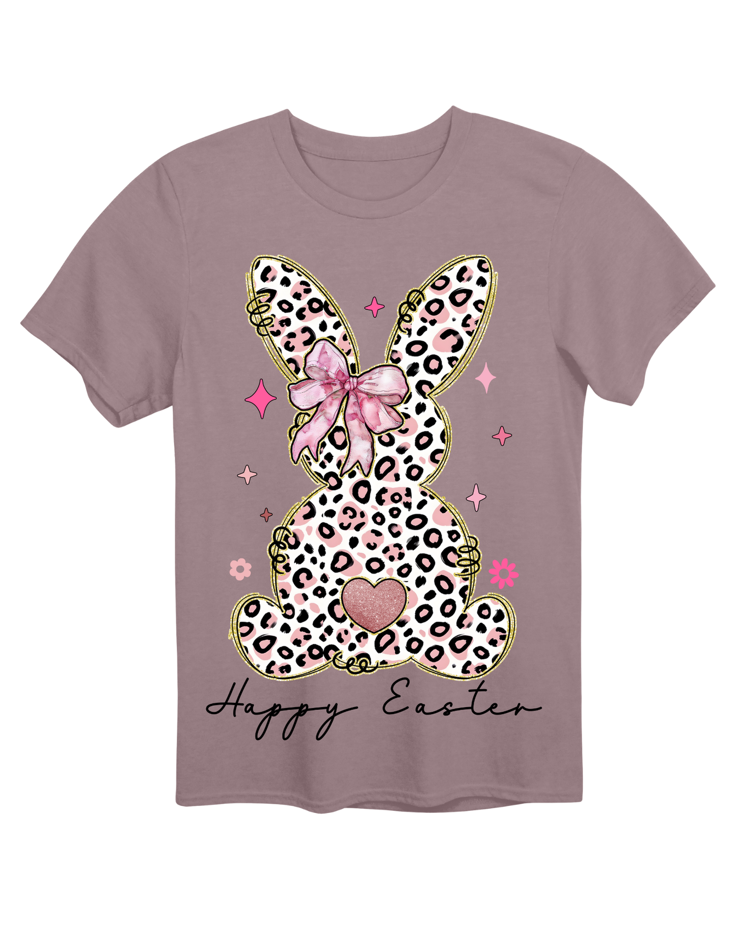 Leopard Easter Bunny Tee