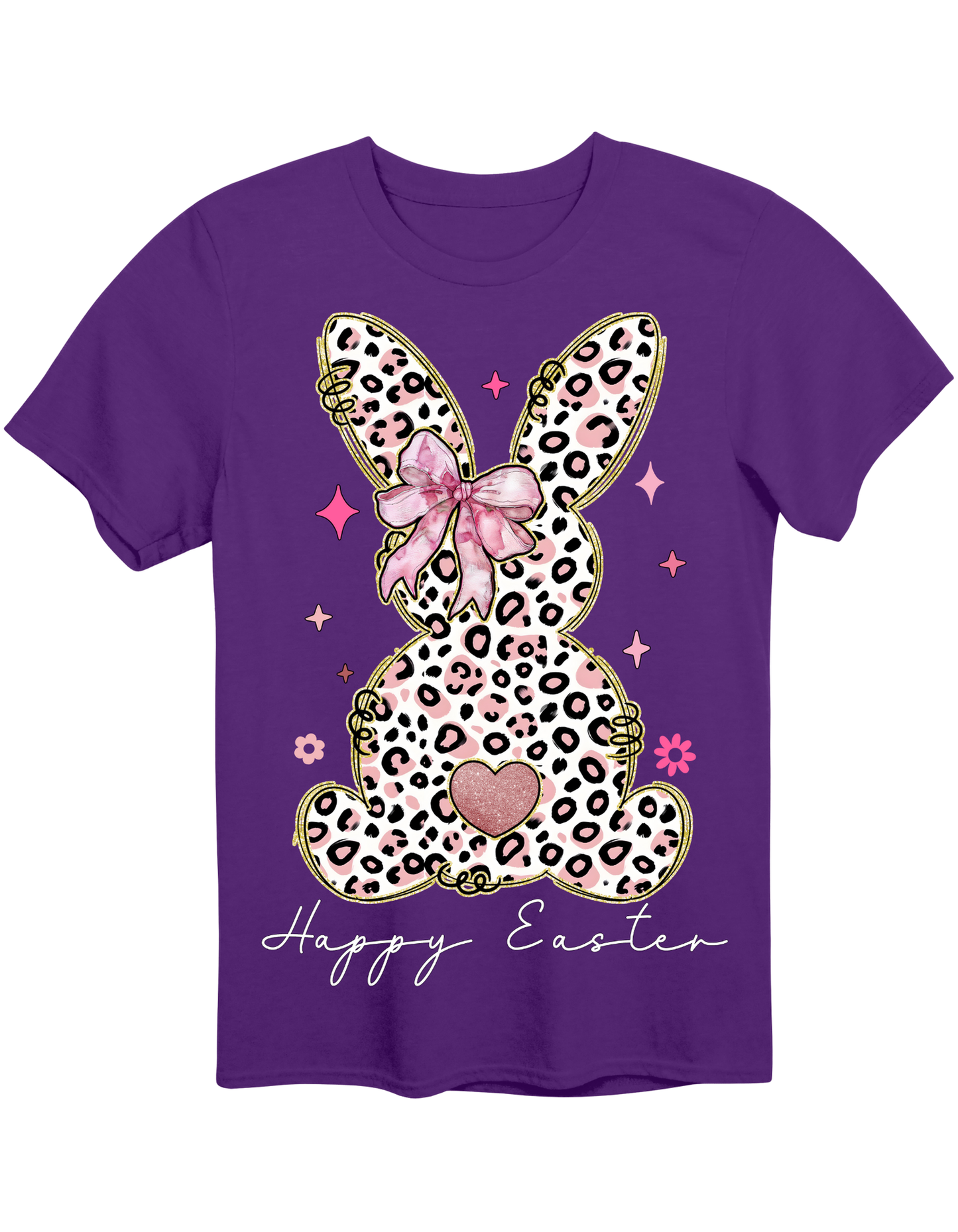 Leopard Easter Bunny Tee