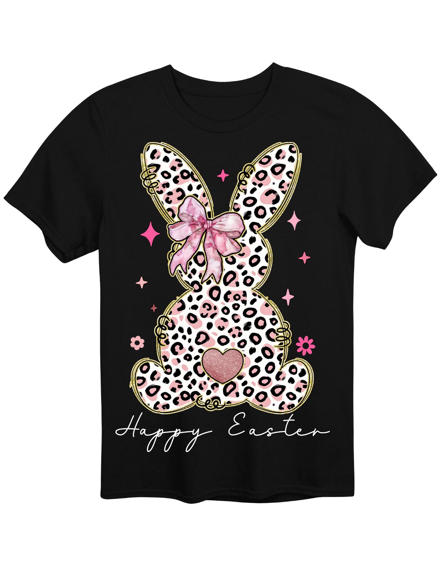 Leopard Easter Bunny Tee