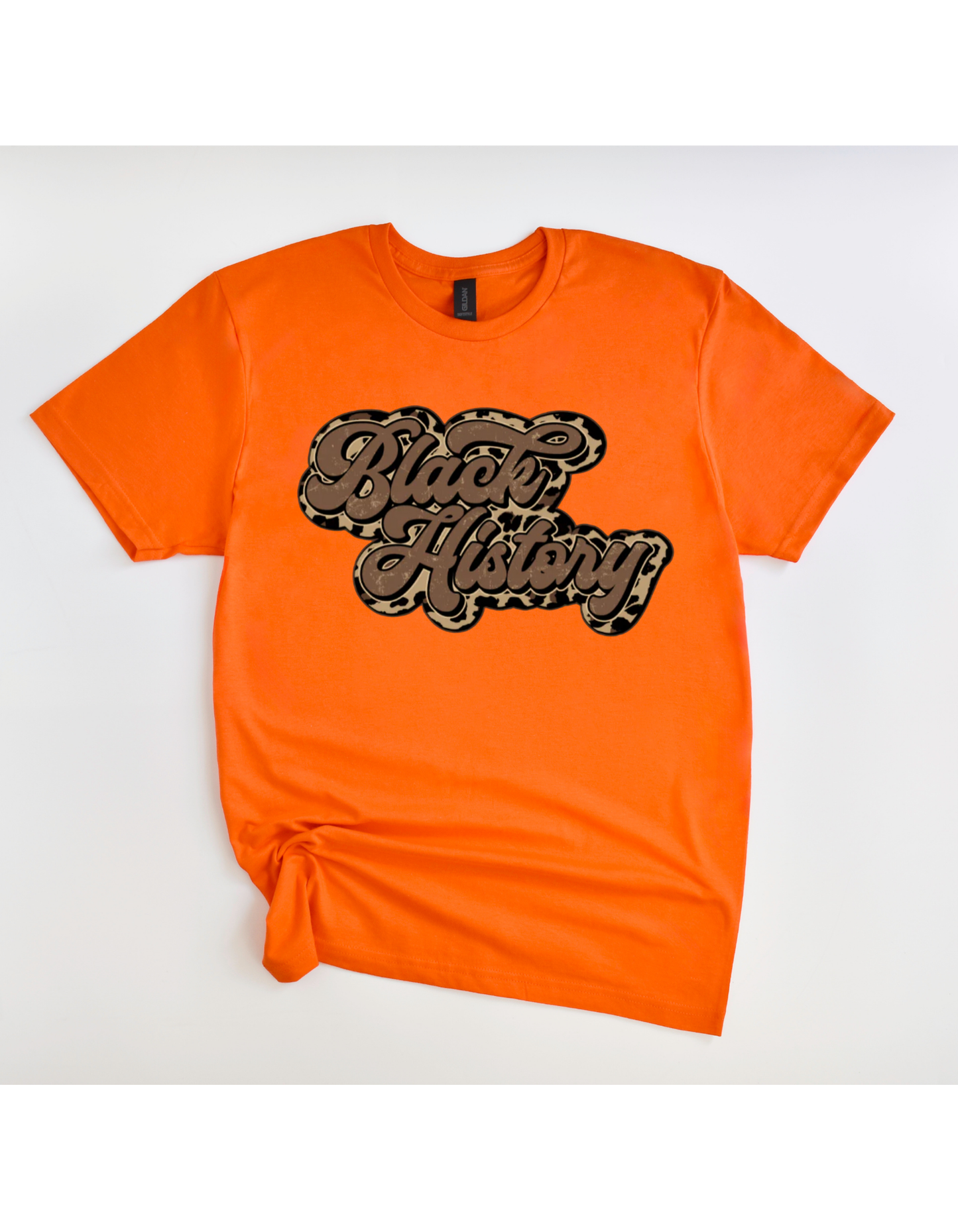 Black History Leopard Retro Tee