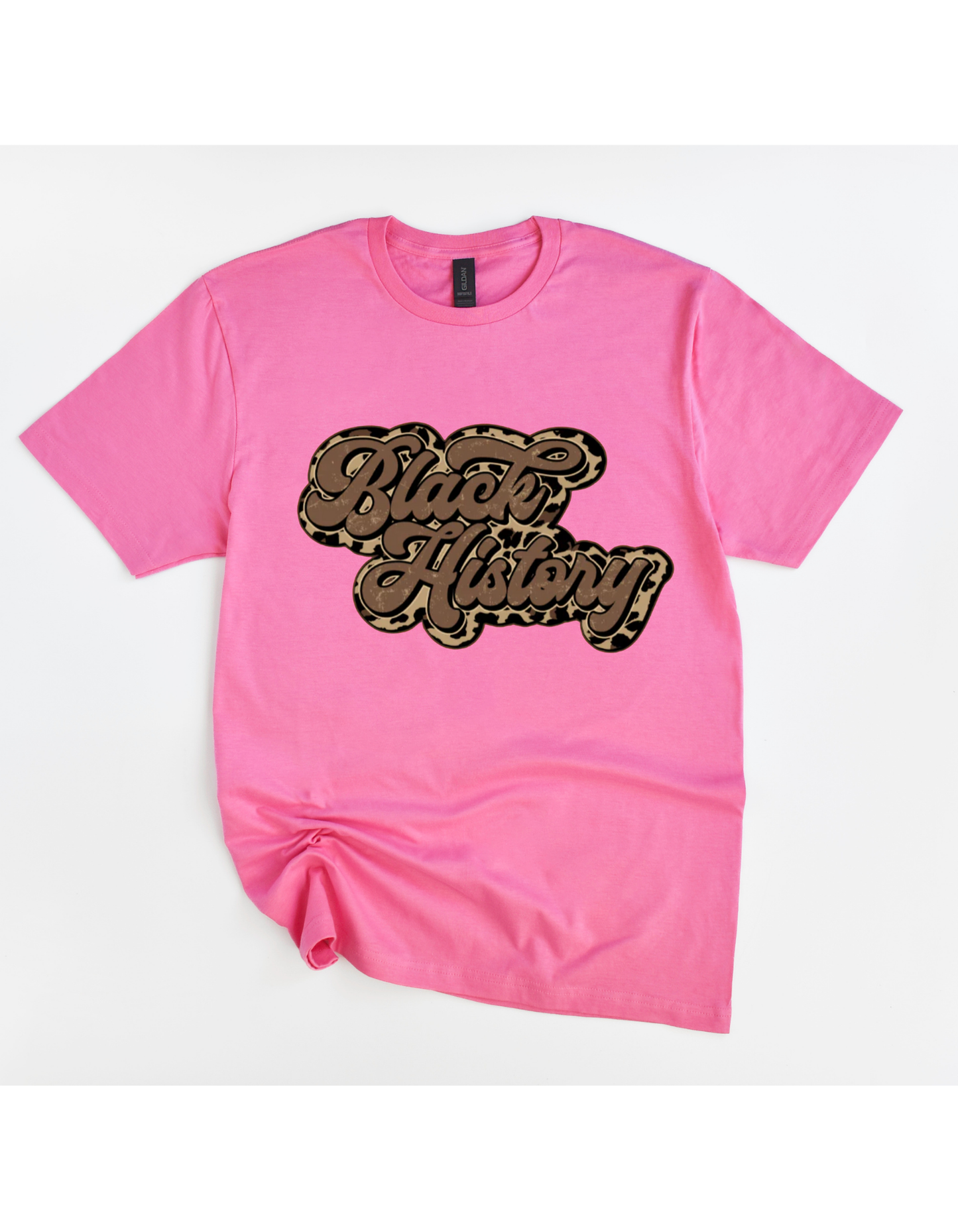 Black History Leopard Retro Tee
