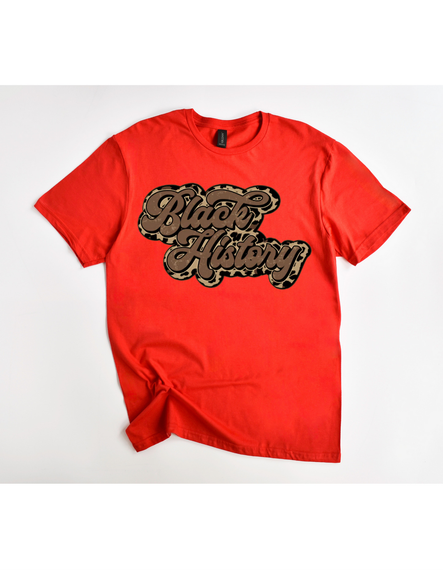 Black History Leopard Retro Tee