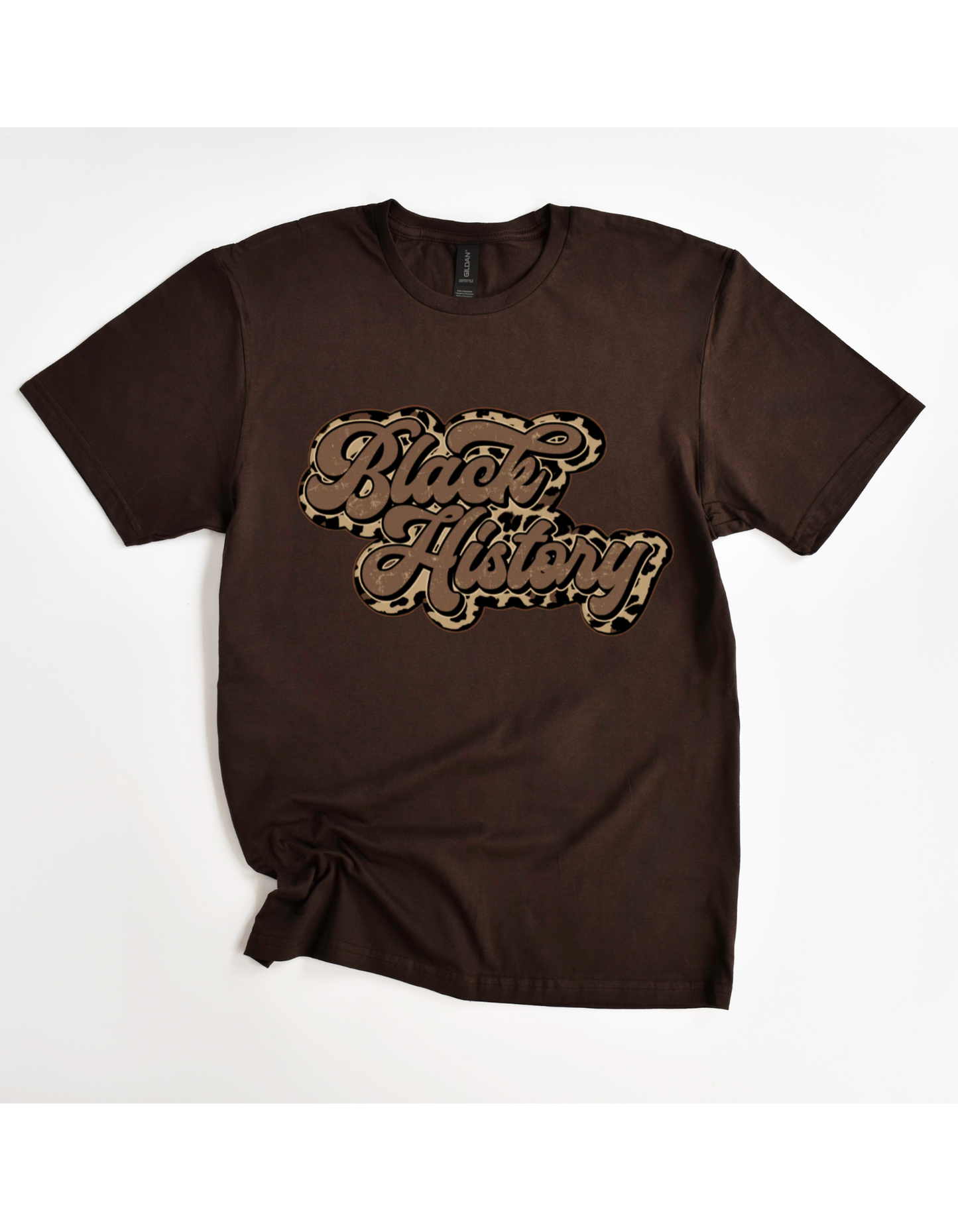 Black History Leopard Retro Tee