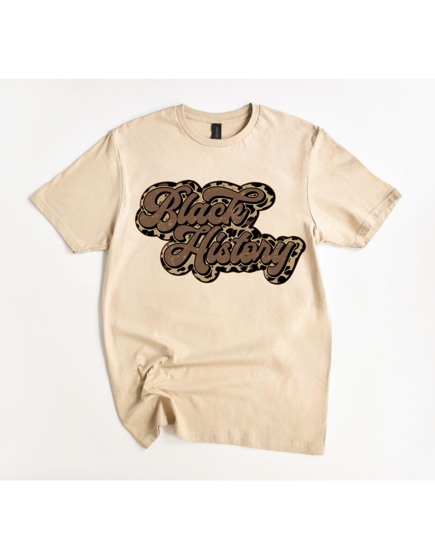 Black History Leopard Retro Tee