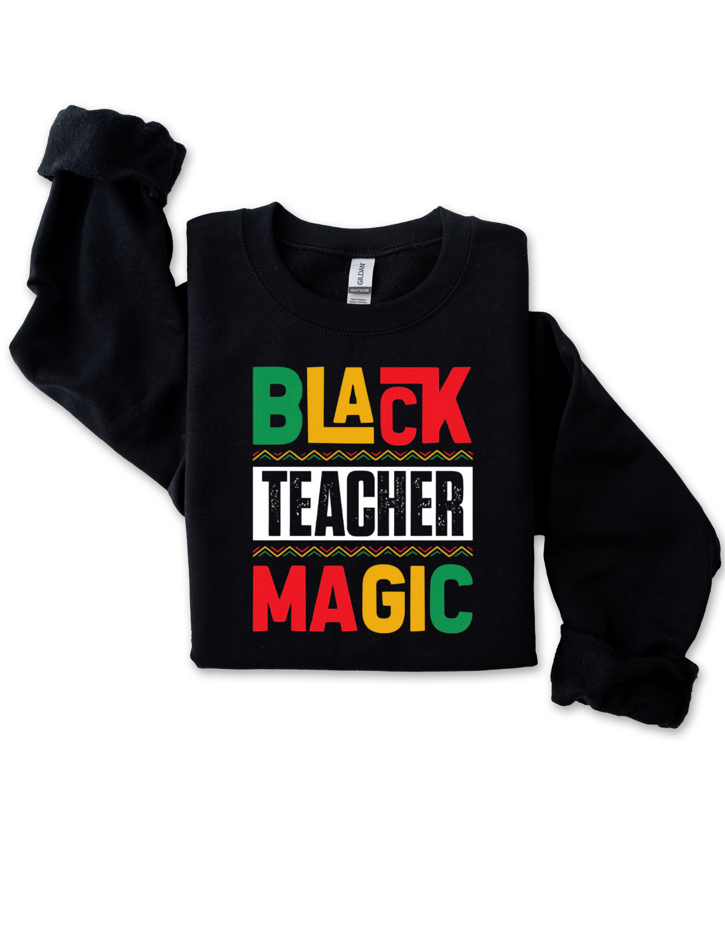 Black Teacher Magic (Multicolor) Sweatshirt