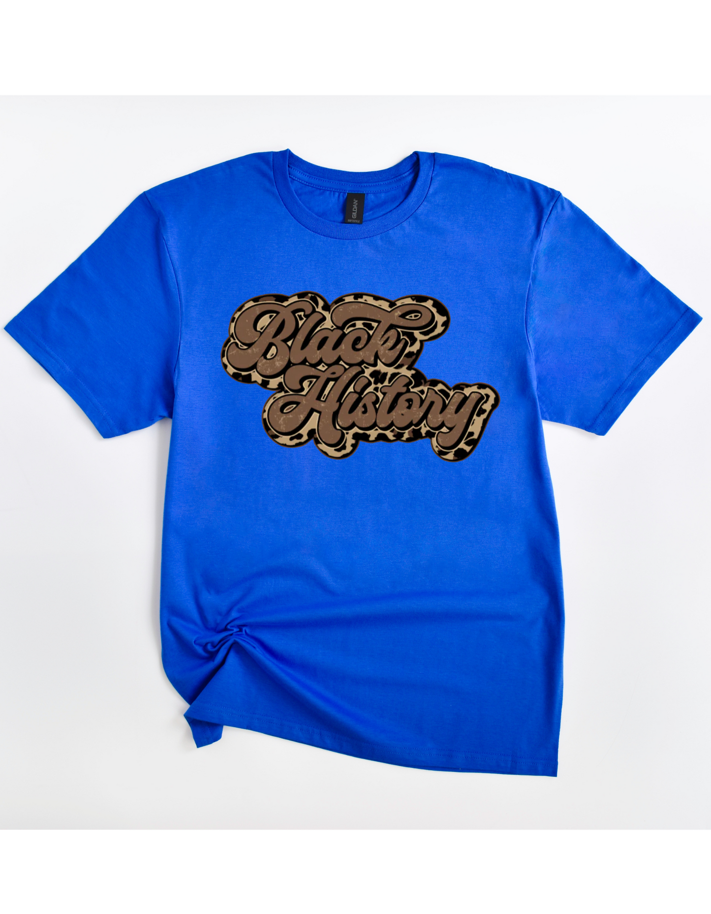 Black History Leopard Retro Tee