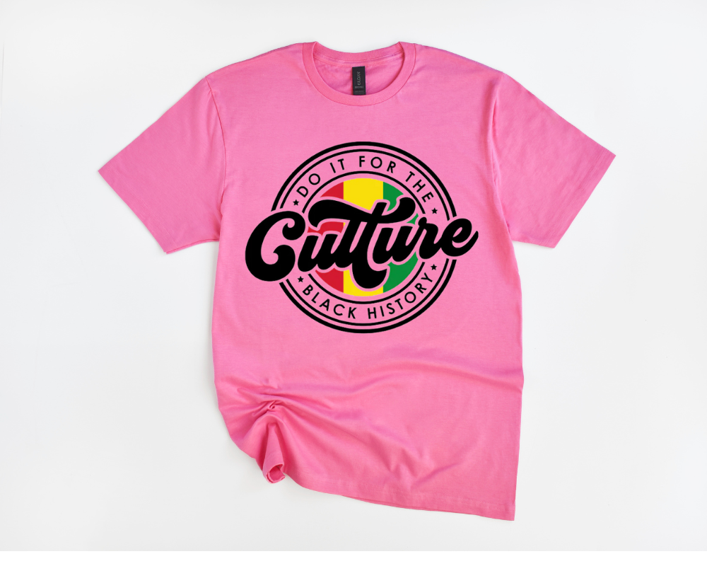 Do It For The Culture Pink Tee