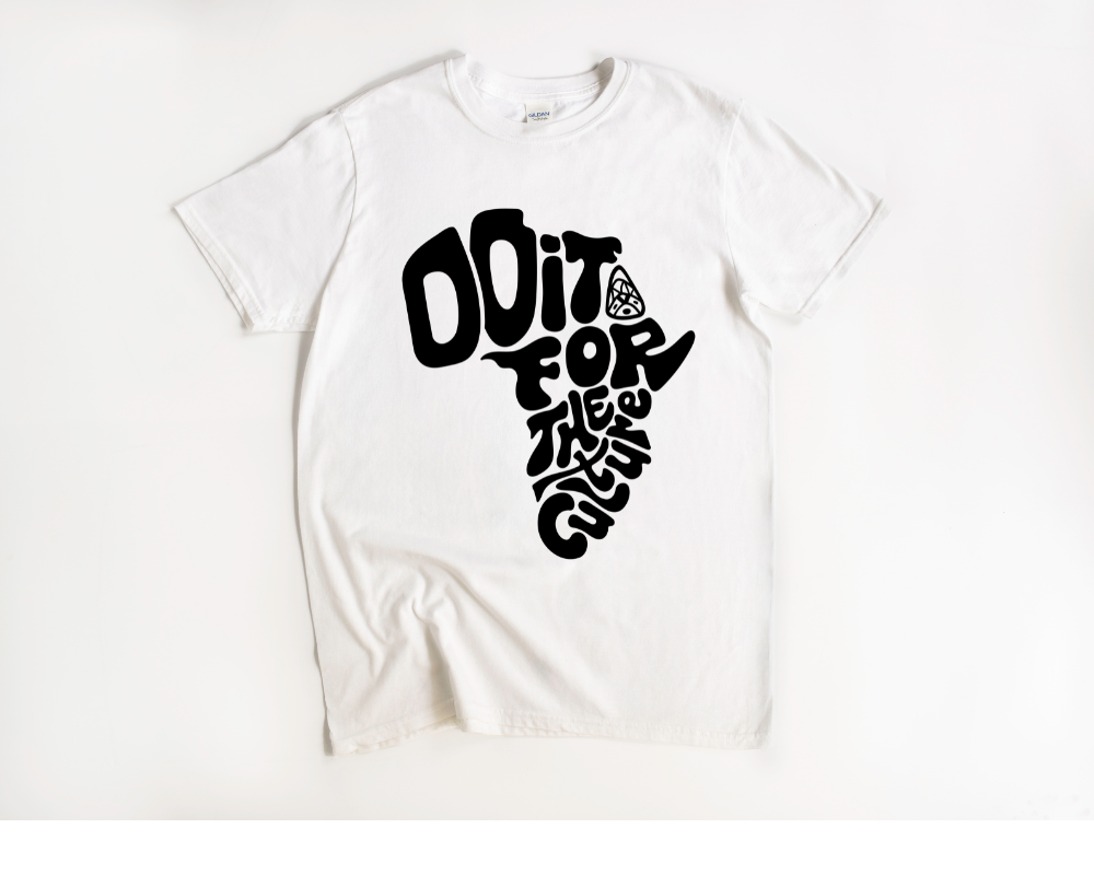 AFRICA: Do It For The Culture Tee (Black)