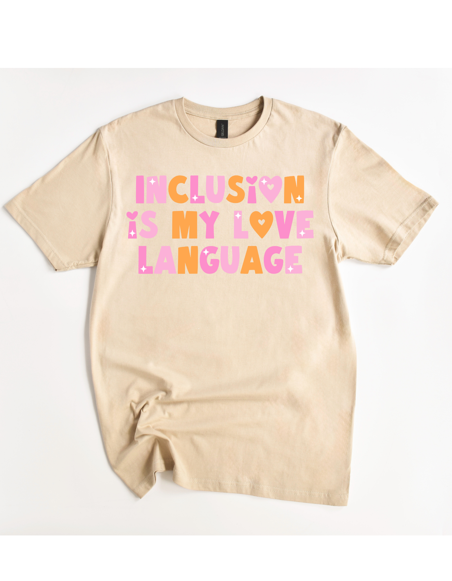 SPED Inclusion is My Love Language Education Tee