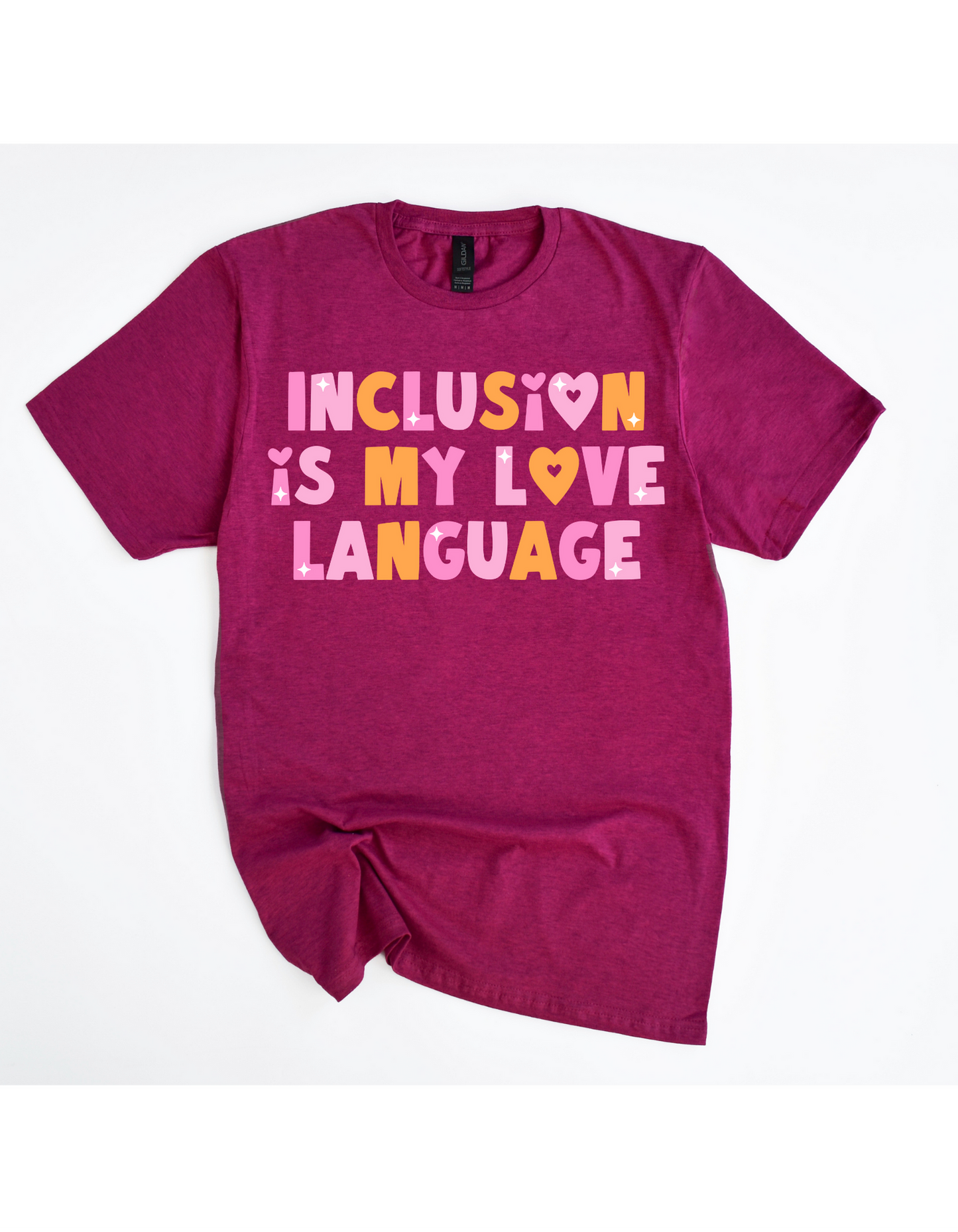 SPED Inclusion is My Love Language Education Tee