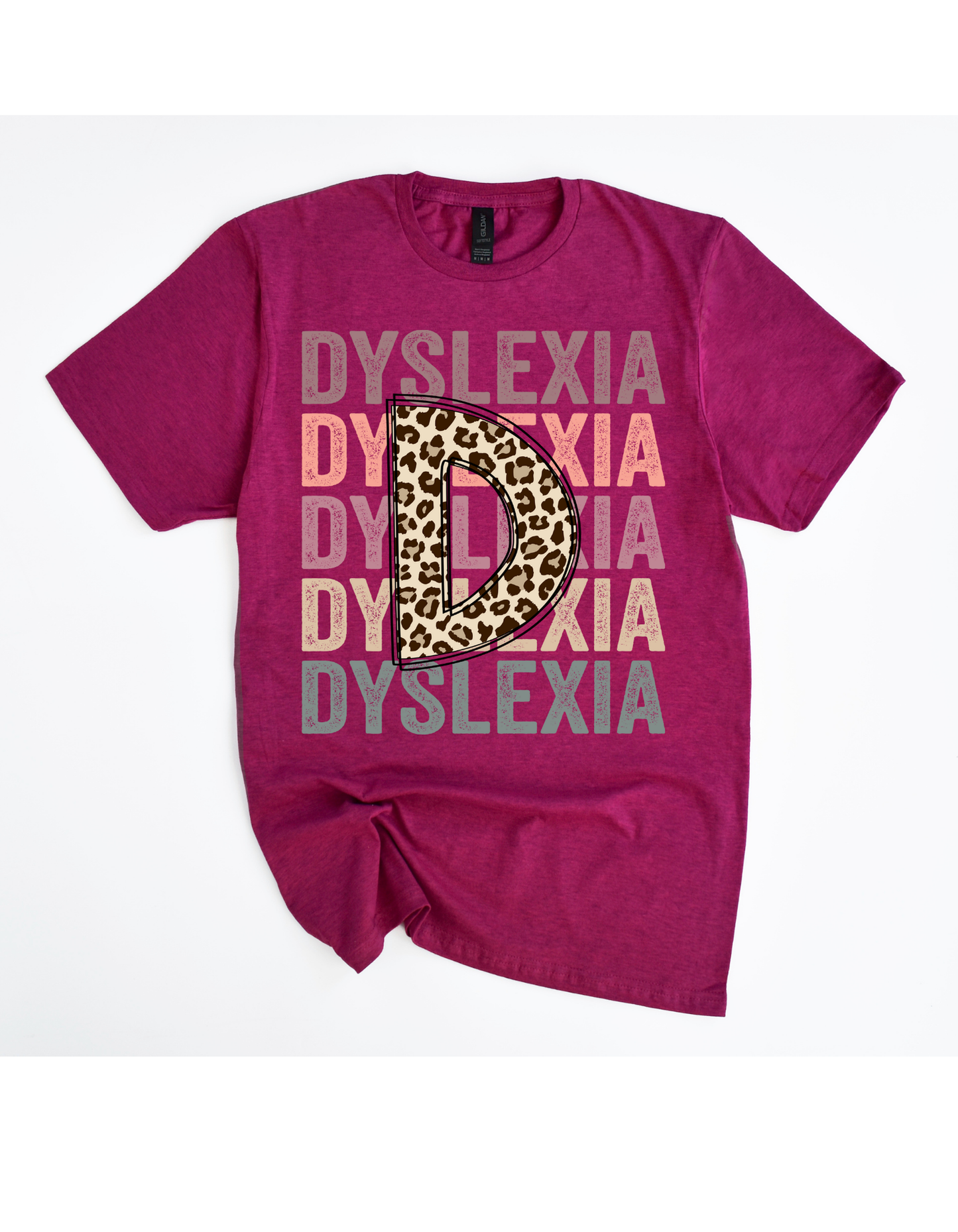 Dyslexia Leopard Tee