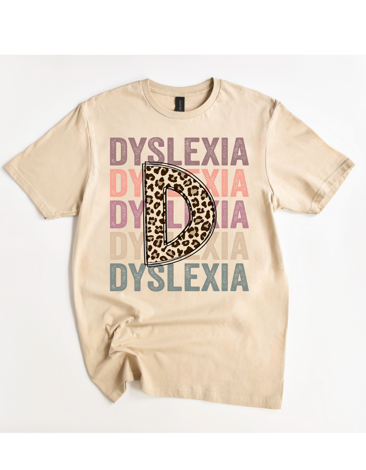 Dyslexia Leopard Tee