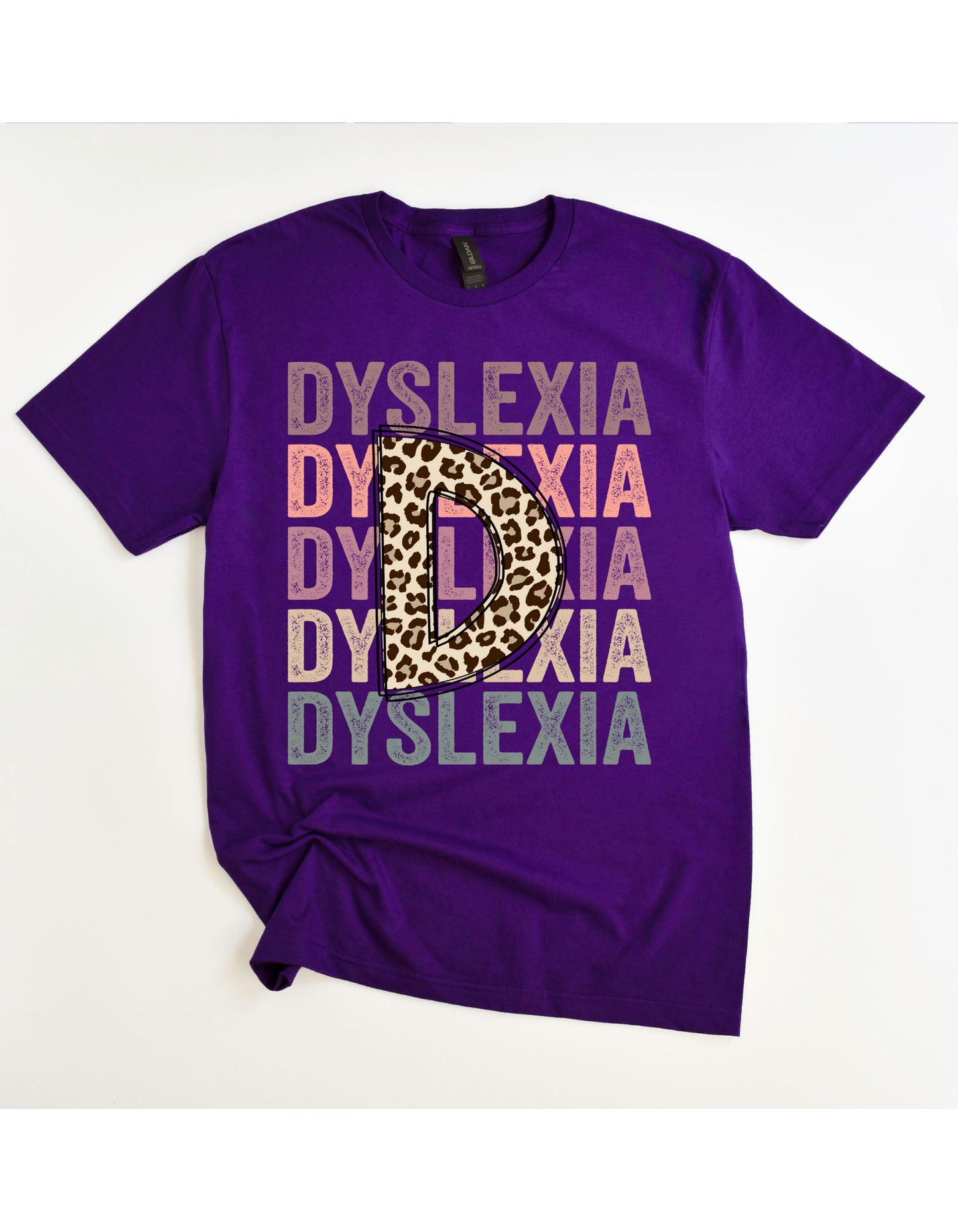 Dyslexia Leopard Tee