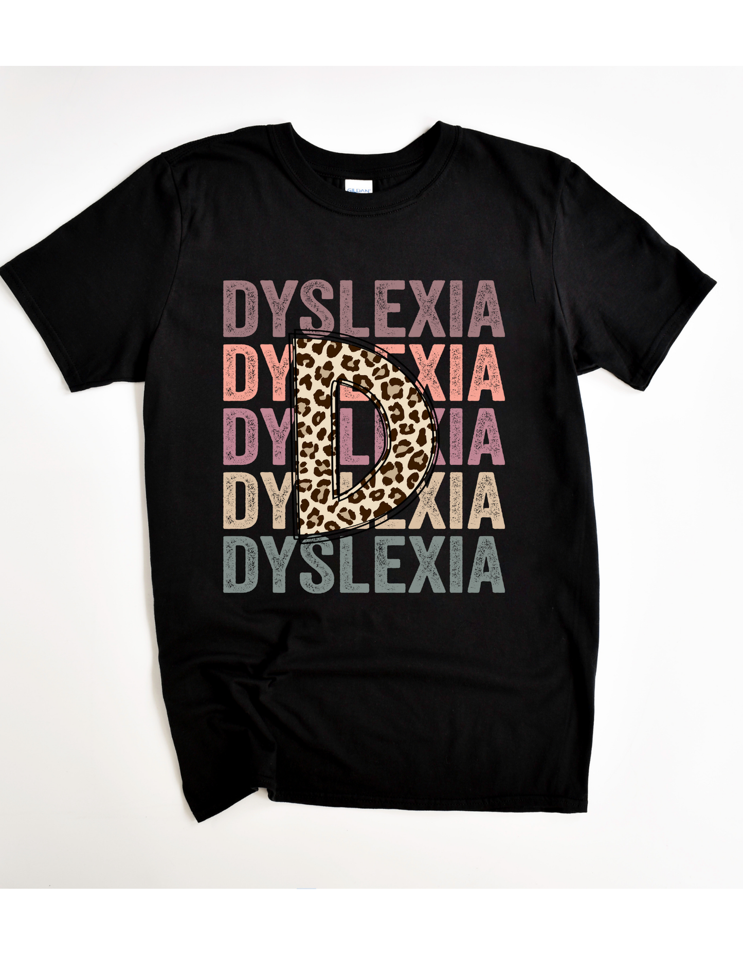 Dyslexia Leopard Tee
