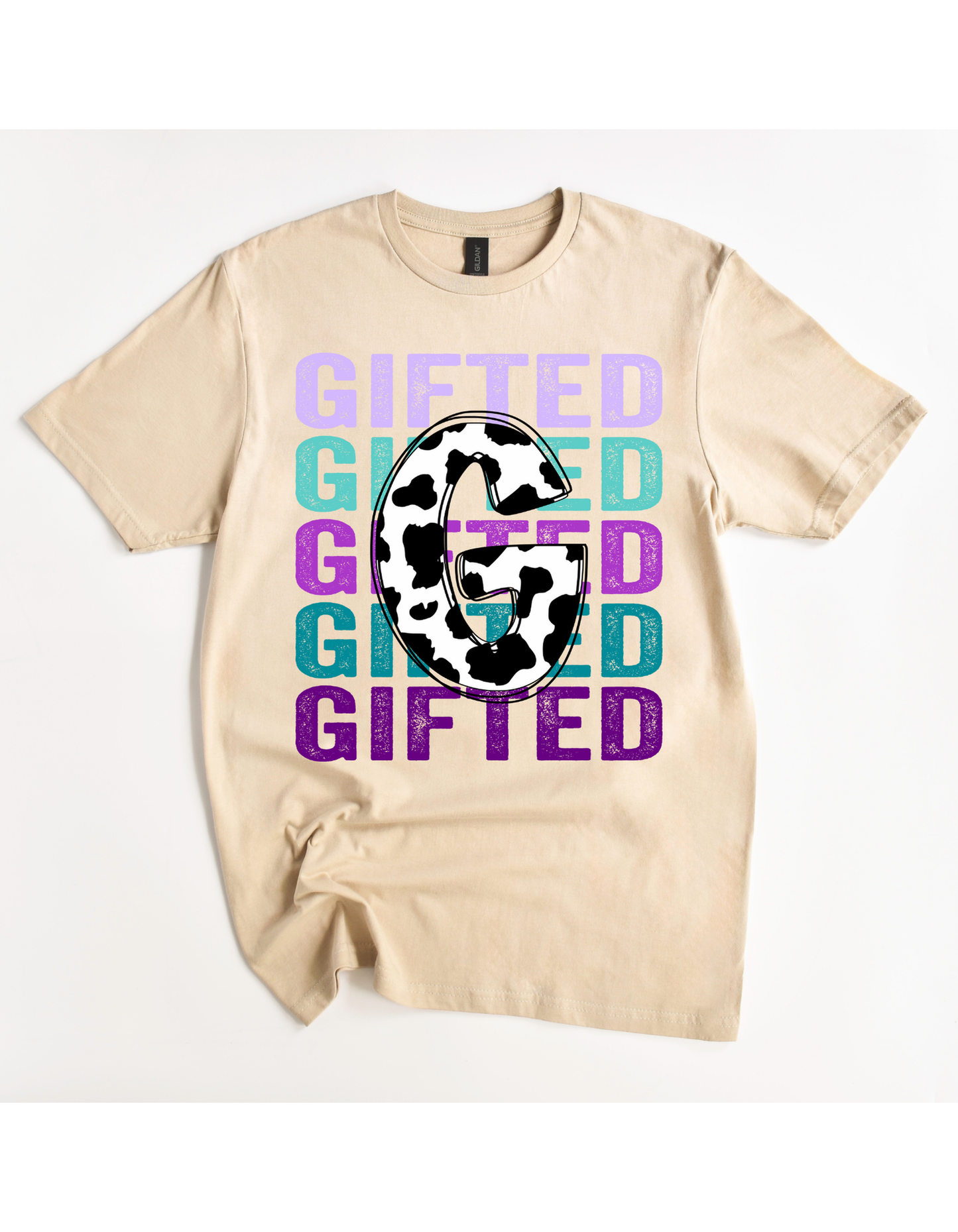 Gifted & Talented Cow Print Tee