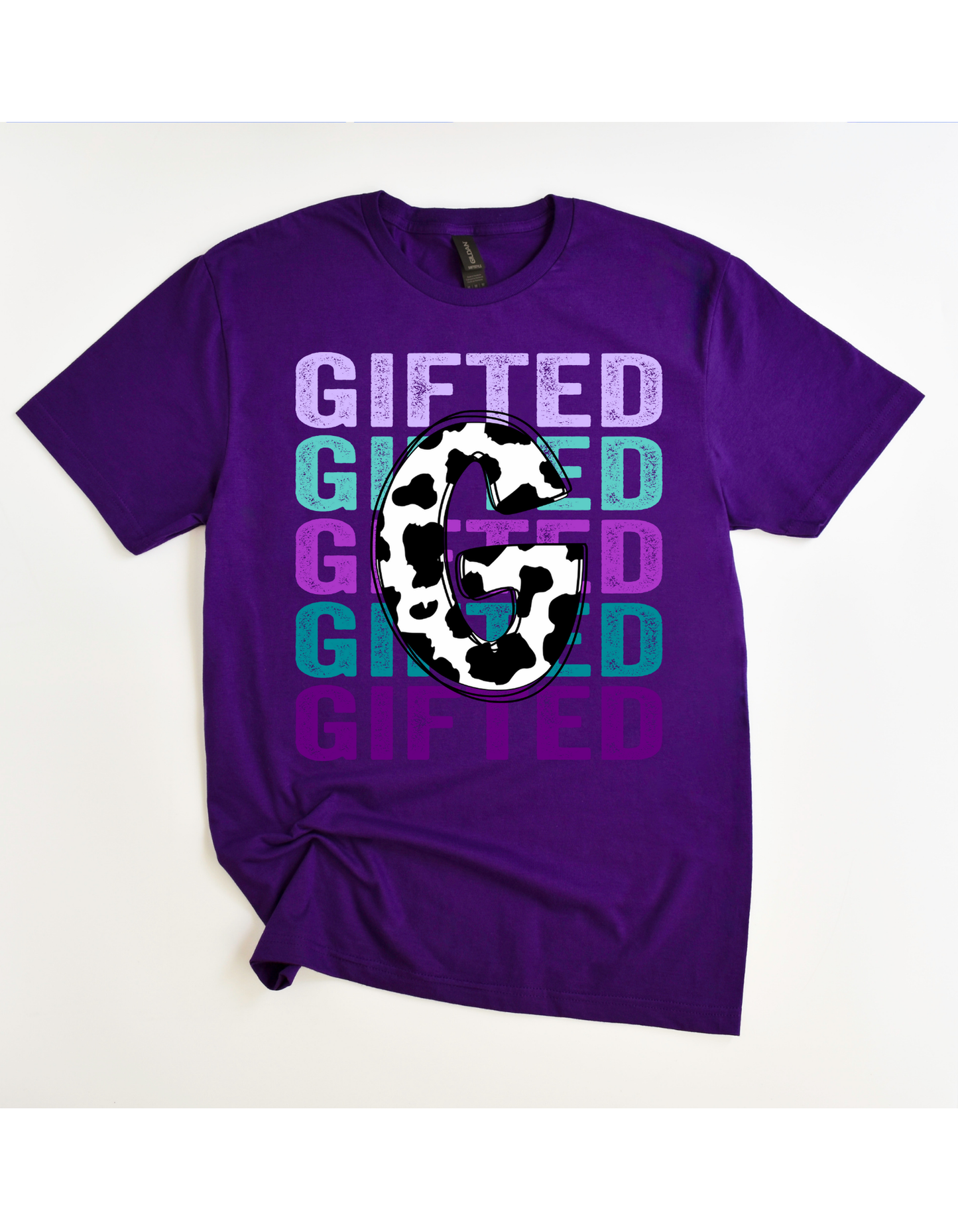 Gifted & Talented Cow Print Tee
