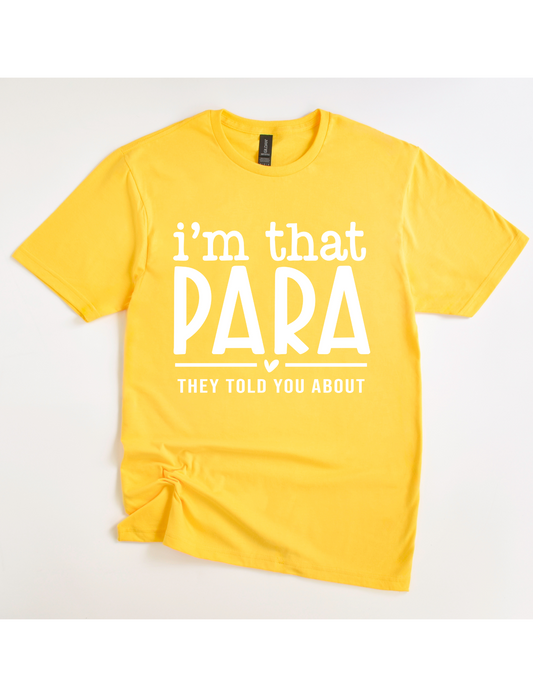 I'm That Para Tee (White)