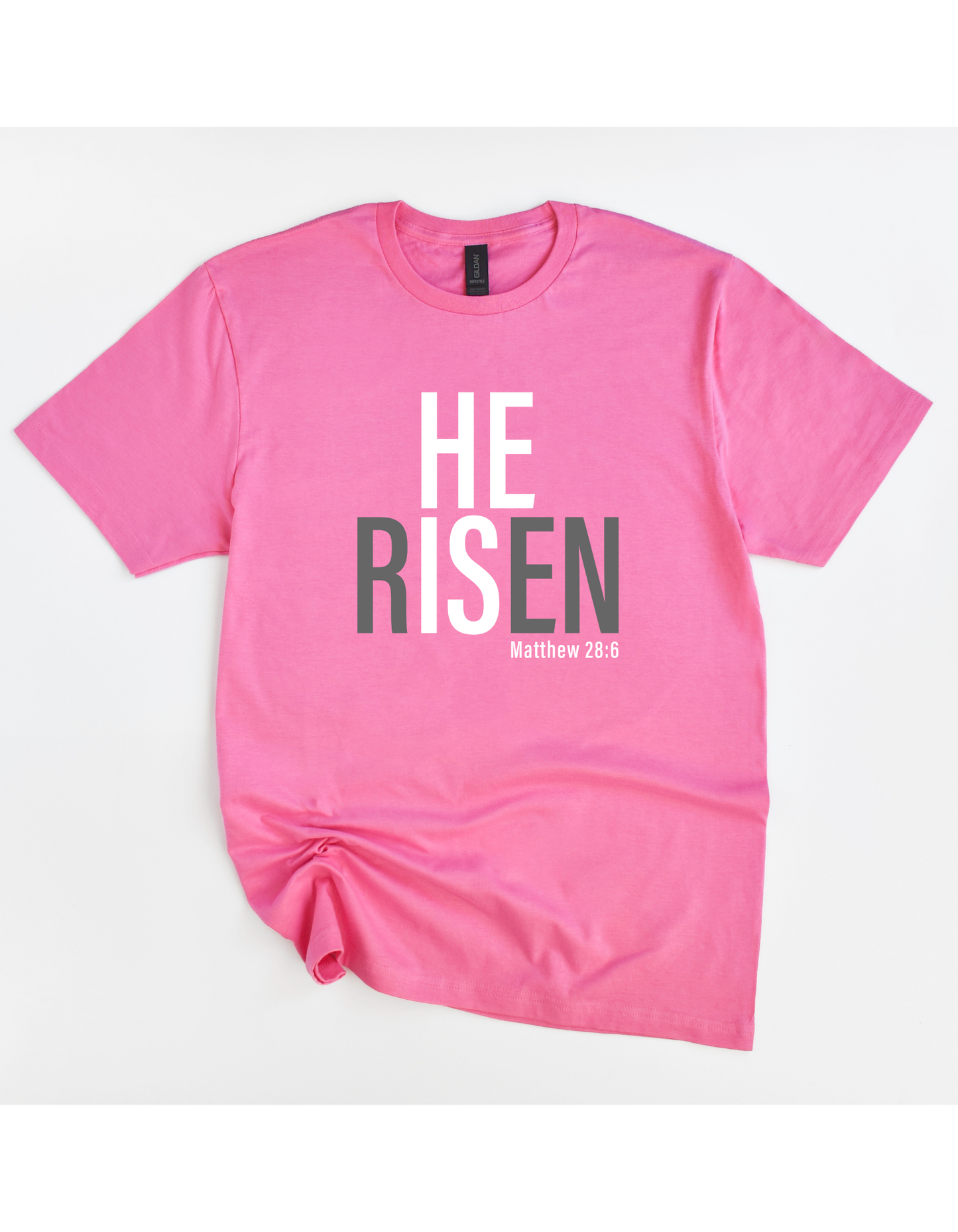 He is Risen Tee (Black/White)