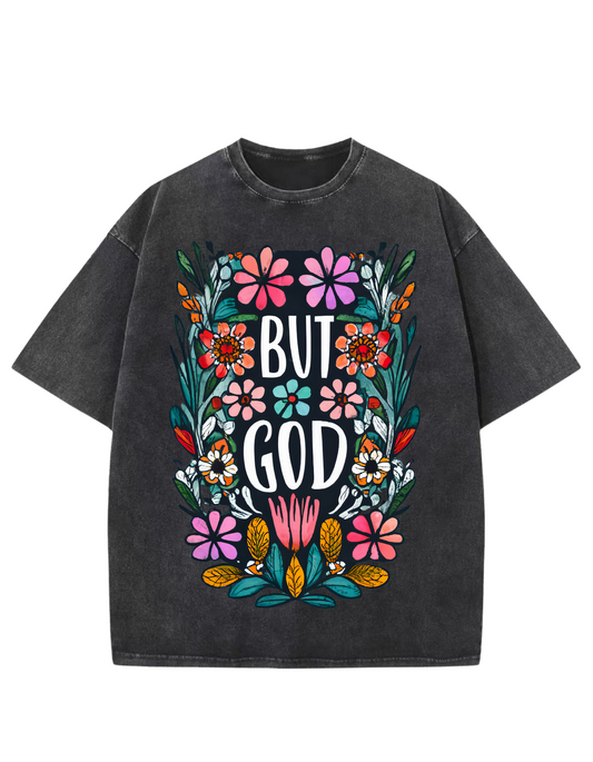 But GOD Oversized Washed Tee