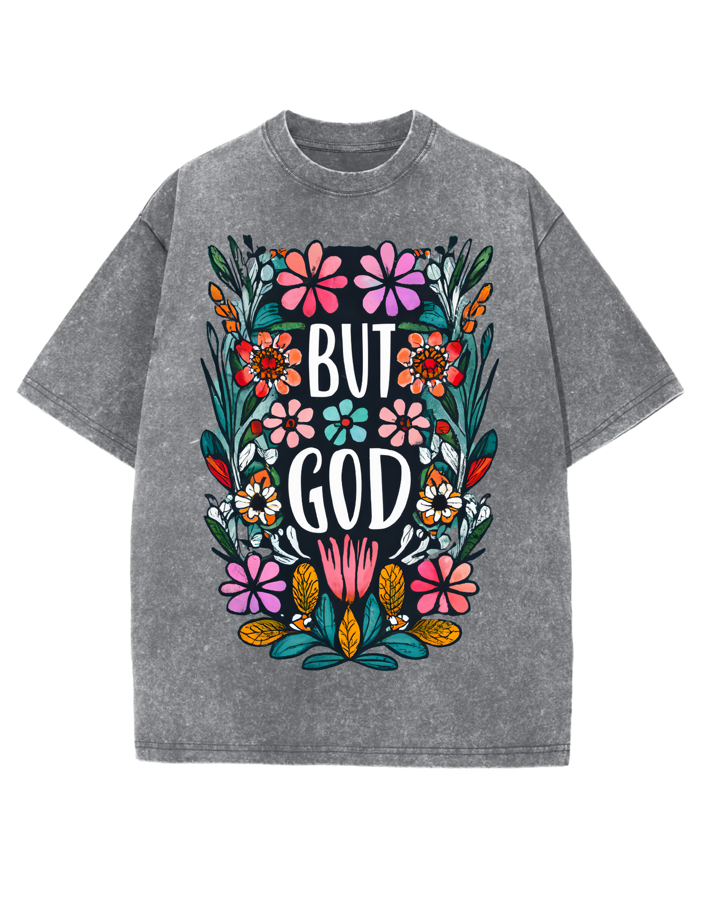 But GOD Oversized Washed Tee