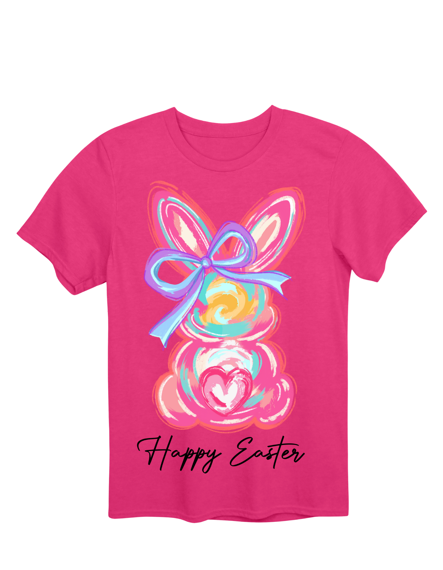Colorful Easter Bunny Tee
