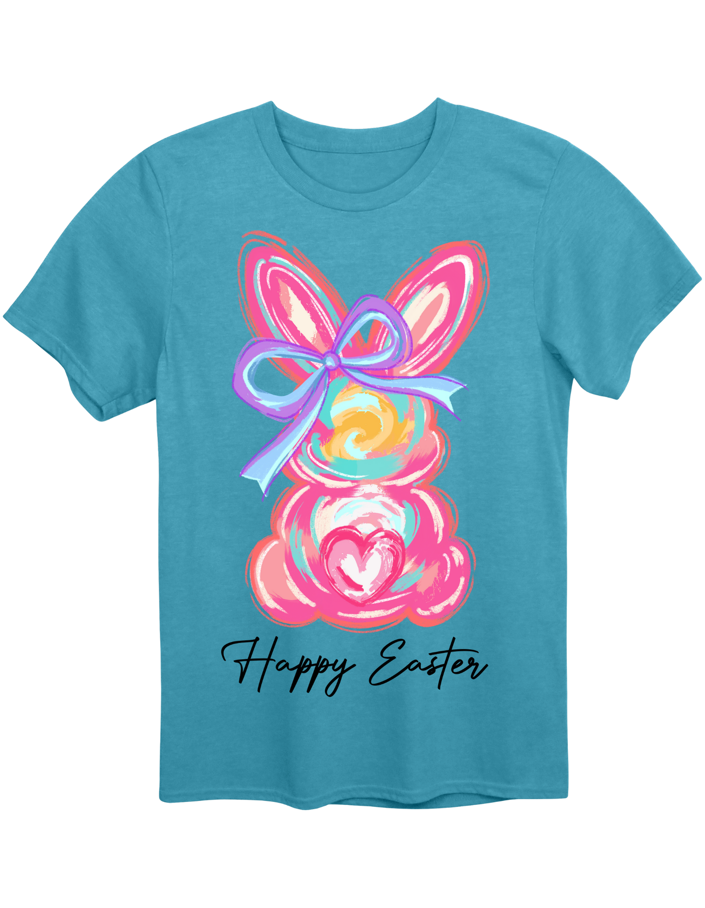 Colorful Easter Bunny Tee