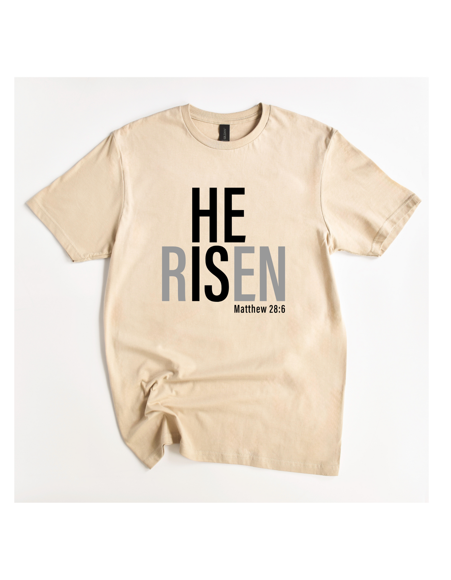 He is Risen Tee (Black/Gray)