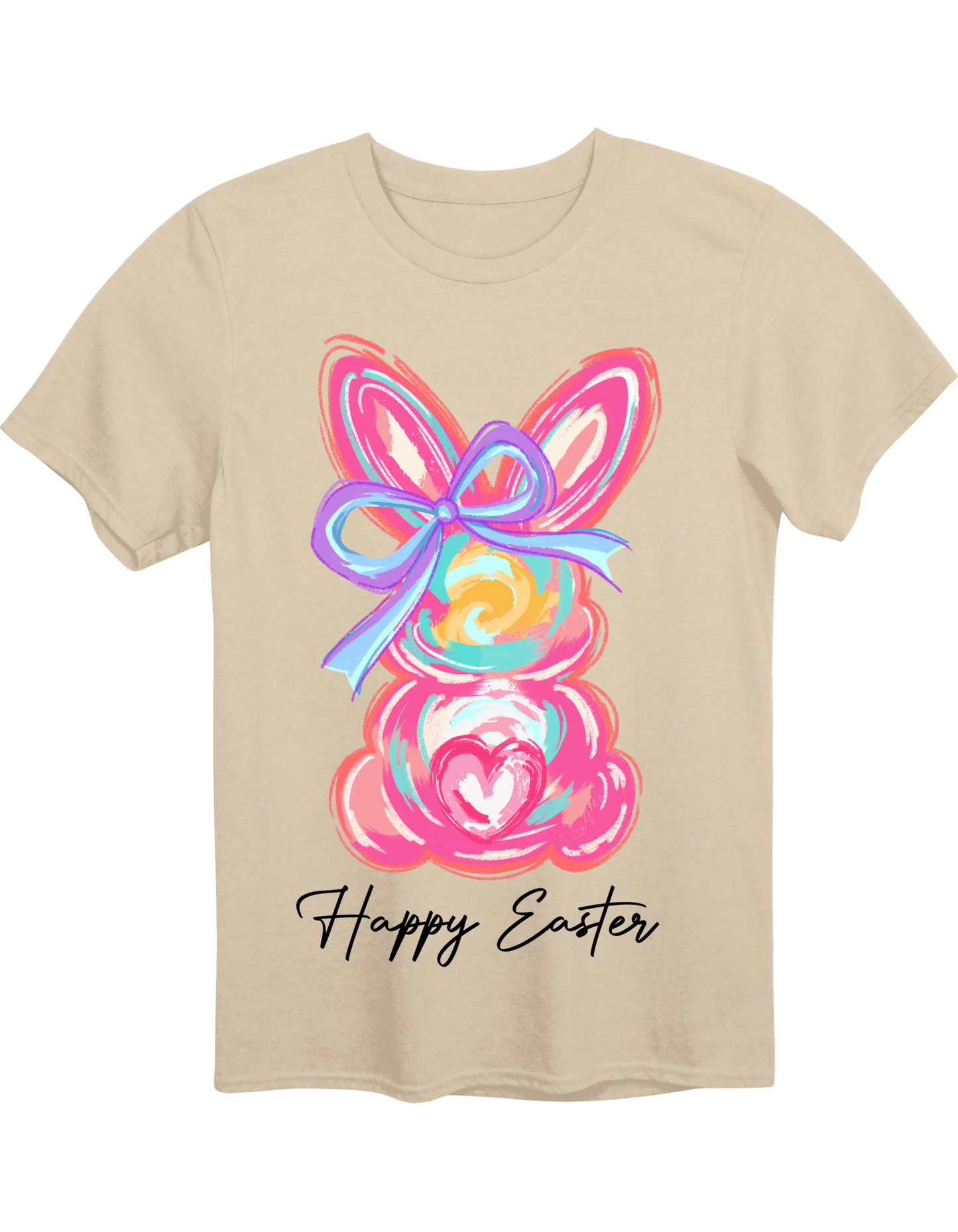 Colorful Easter Bunny Tee