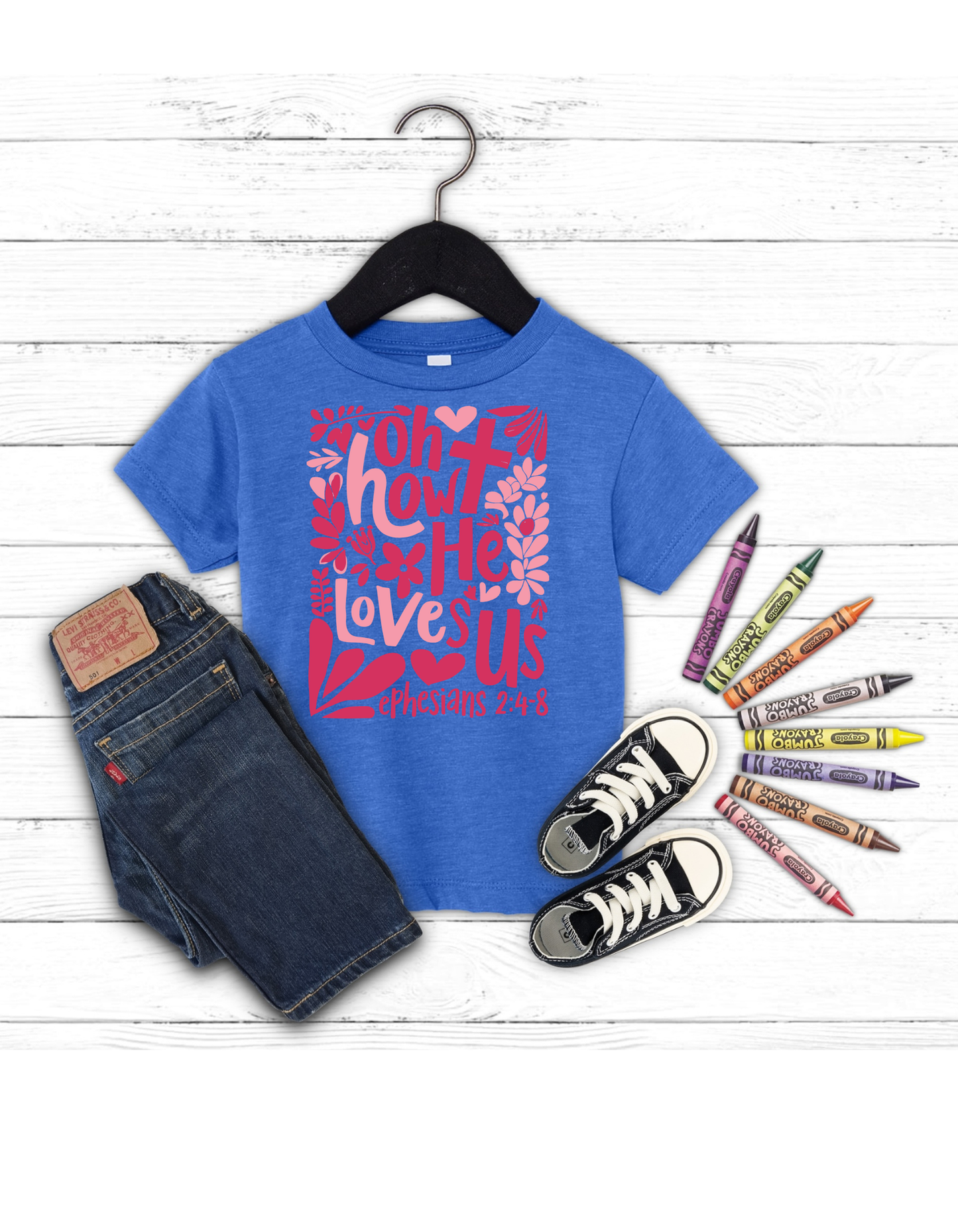 Oh How HE Loves Us Youth Tee