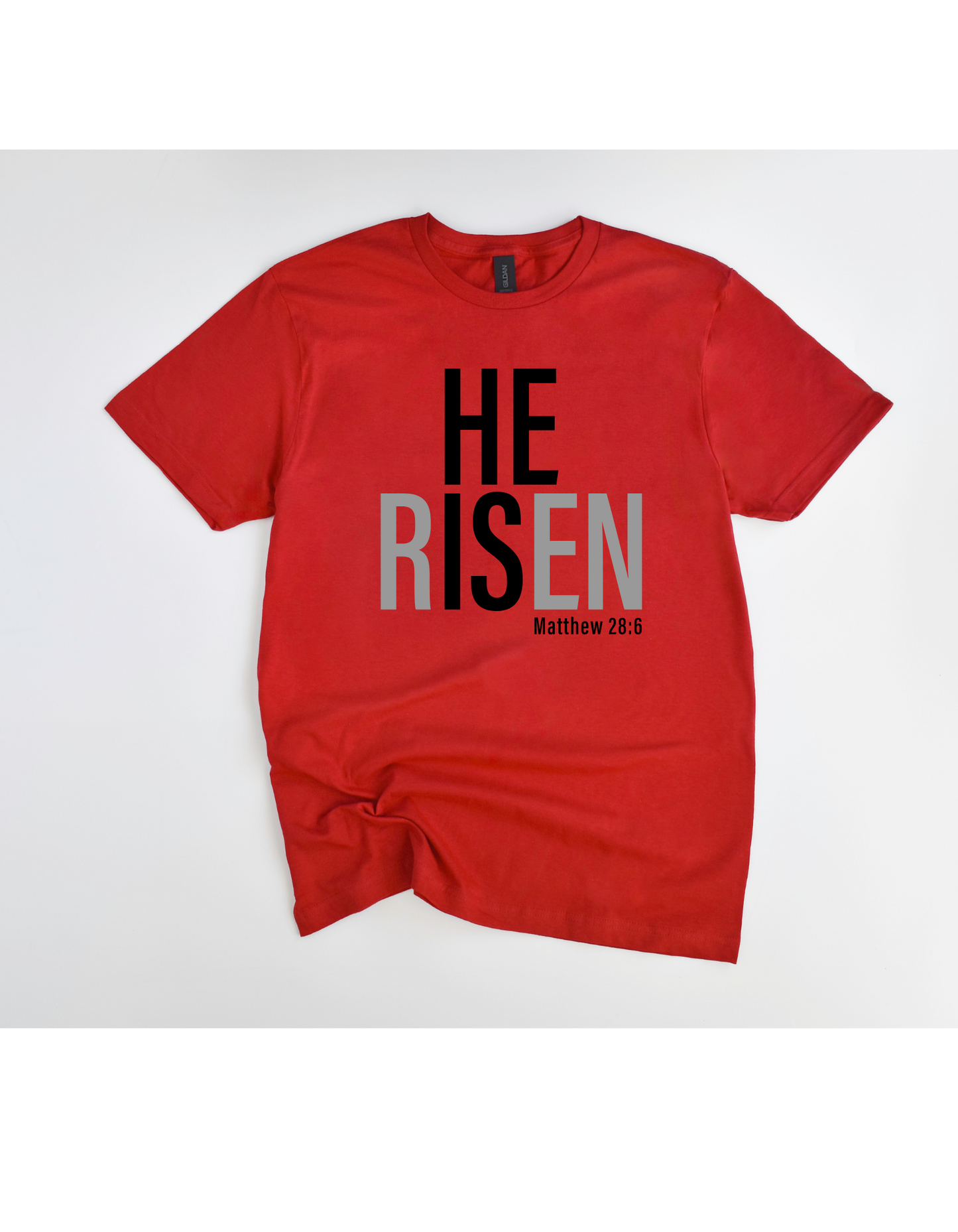 He is Risen Tee (Black/Gray)