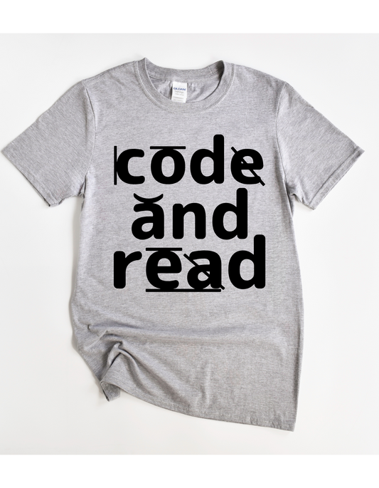 Code and Read Dyslexia Tee