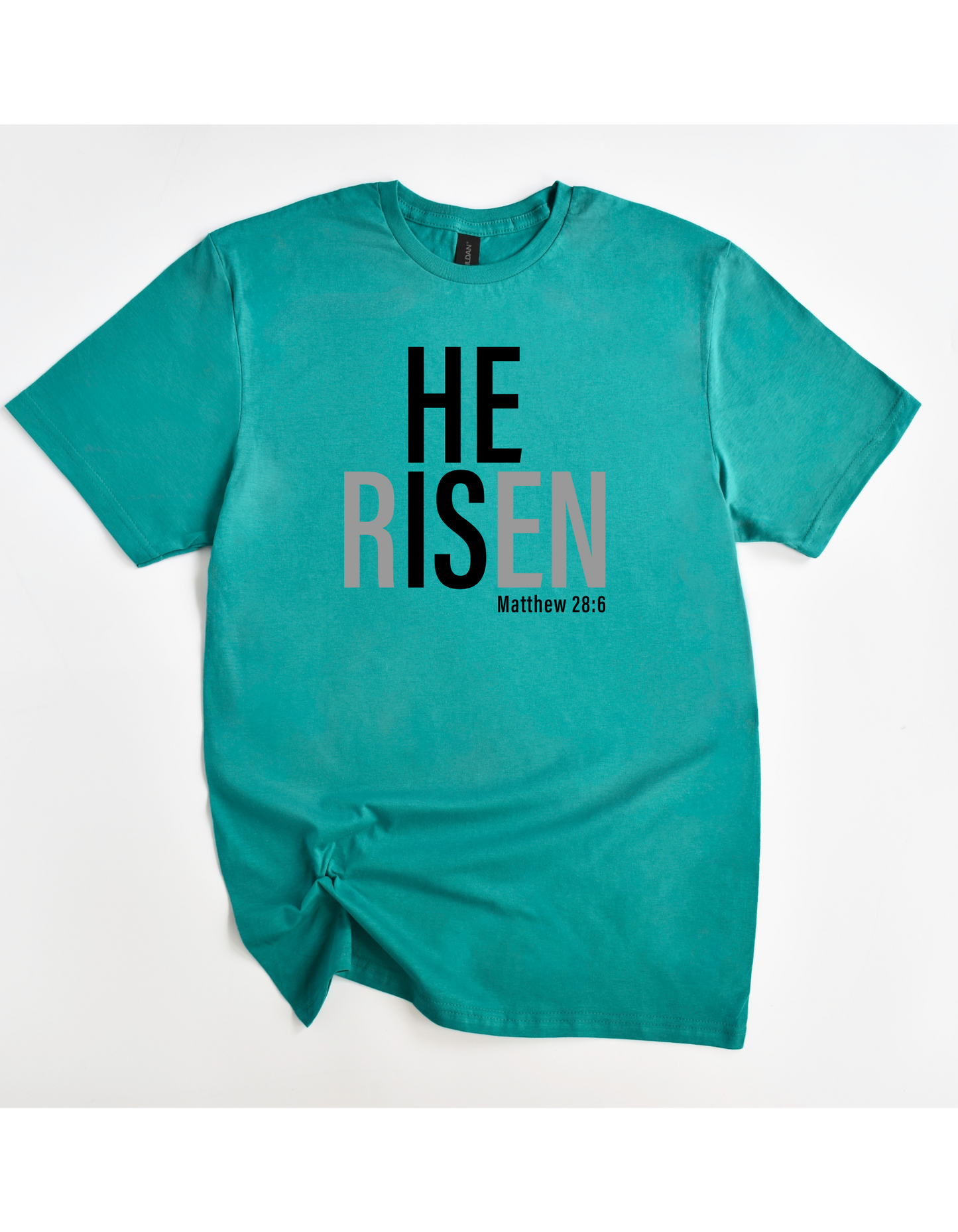 He is Risen Tee (Black/Gray)