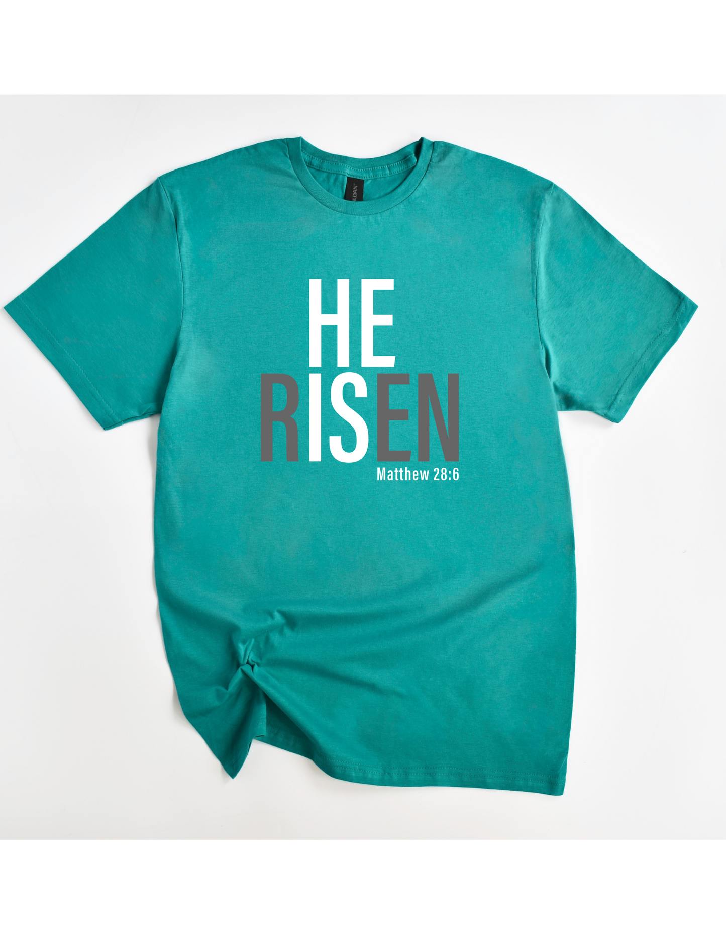 He is Risen Tee (Black/White)