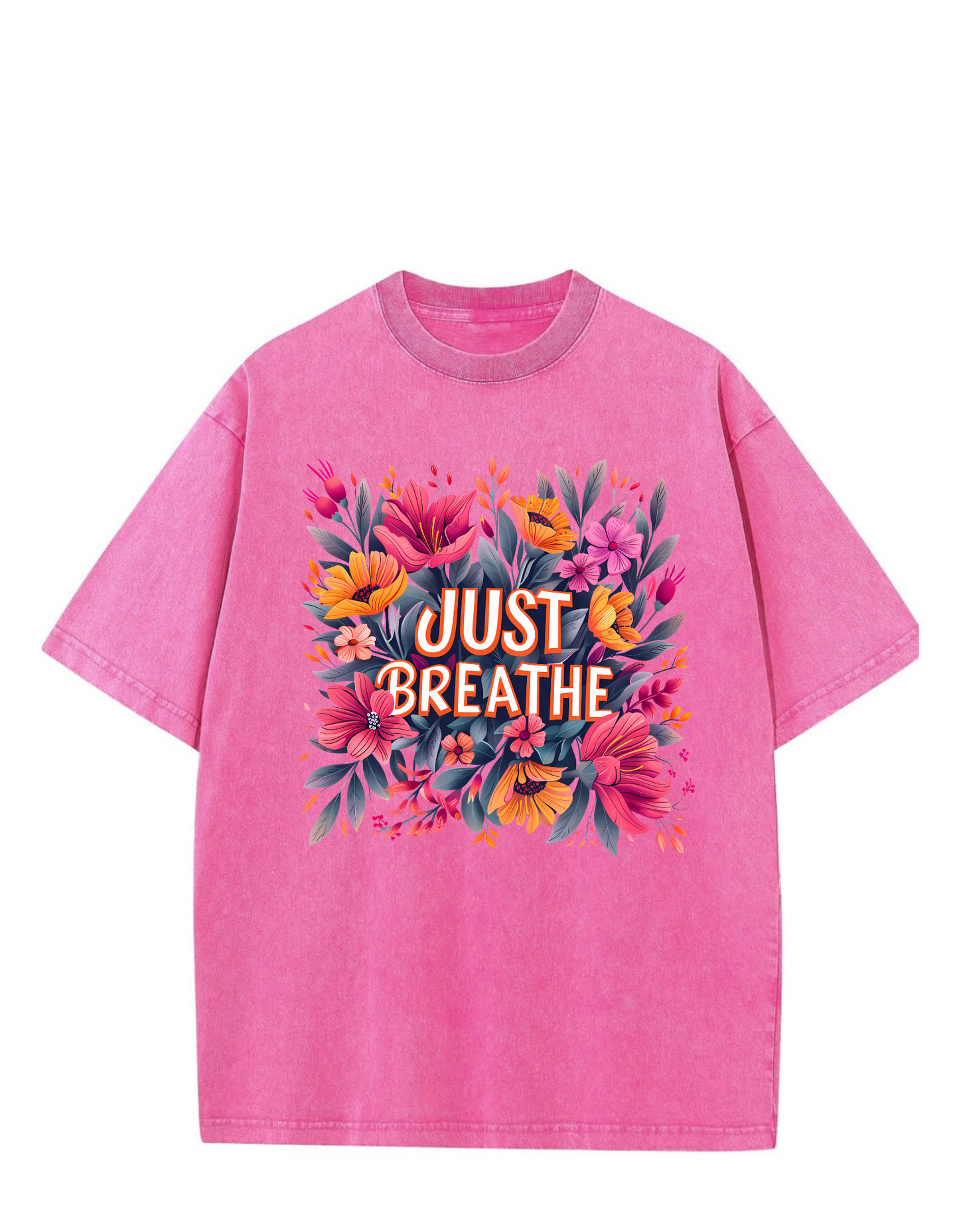 Just Breath Oversized Washed Tee