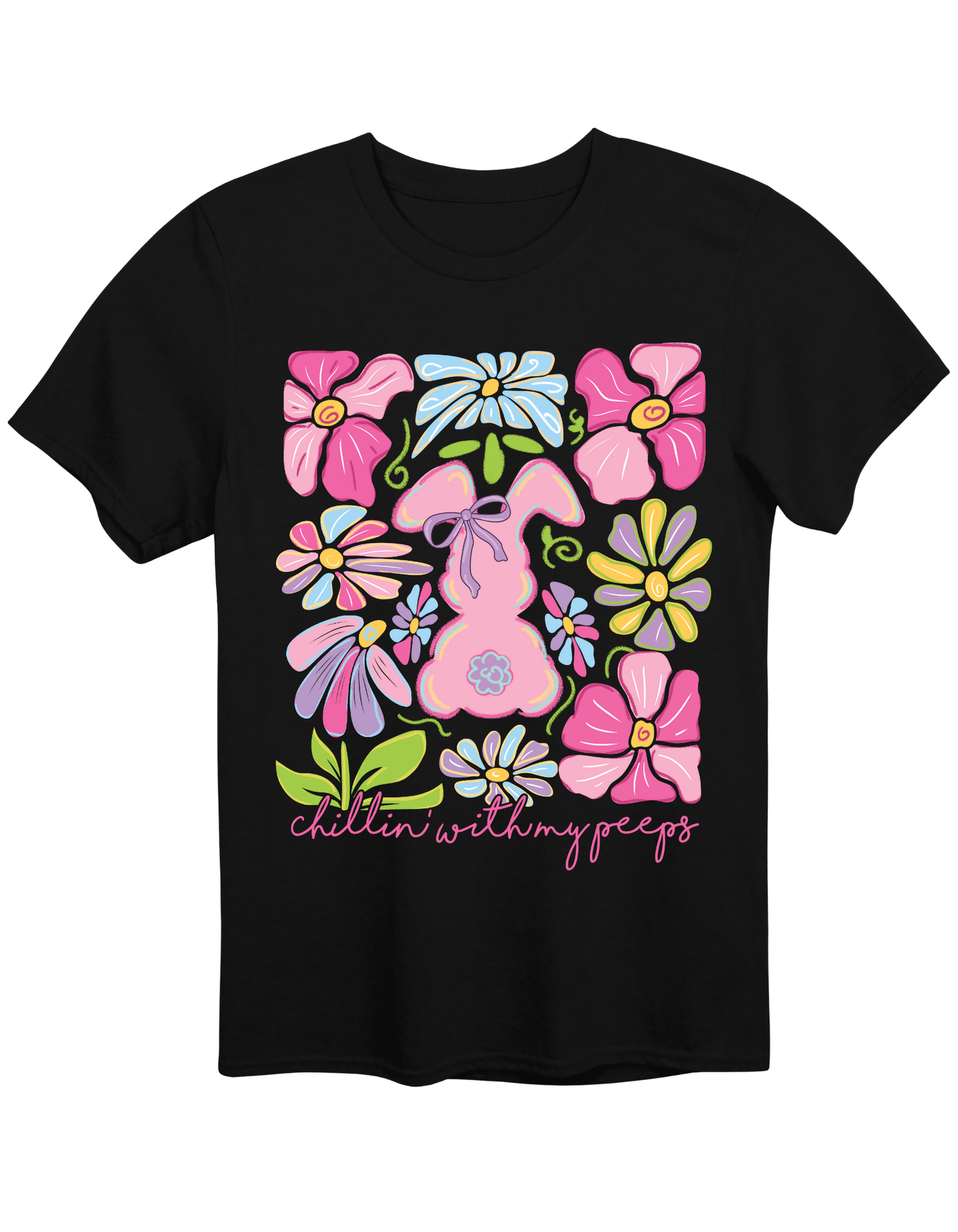 Floral Bunny Tee