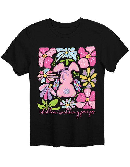 Floral Bunny Tee